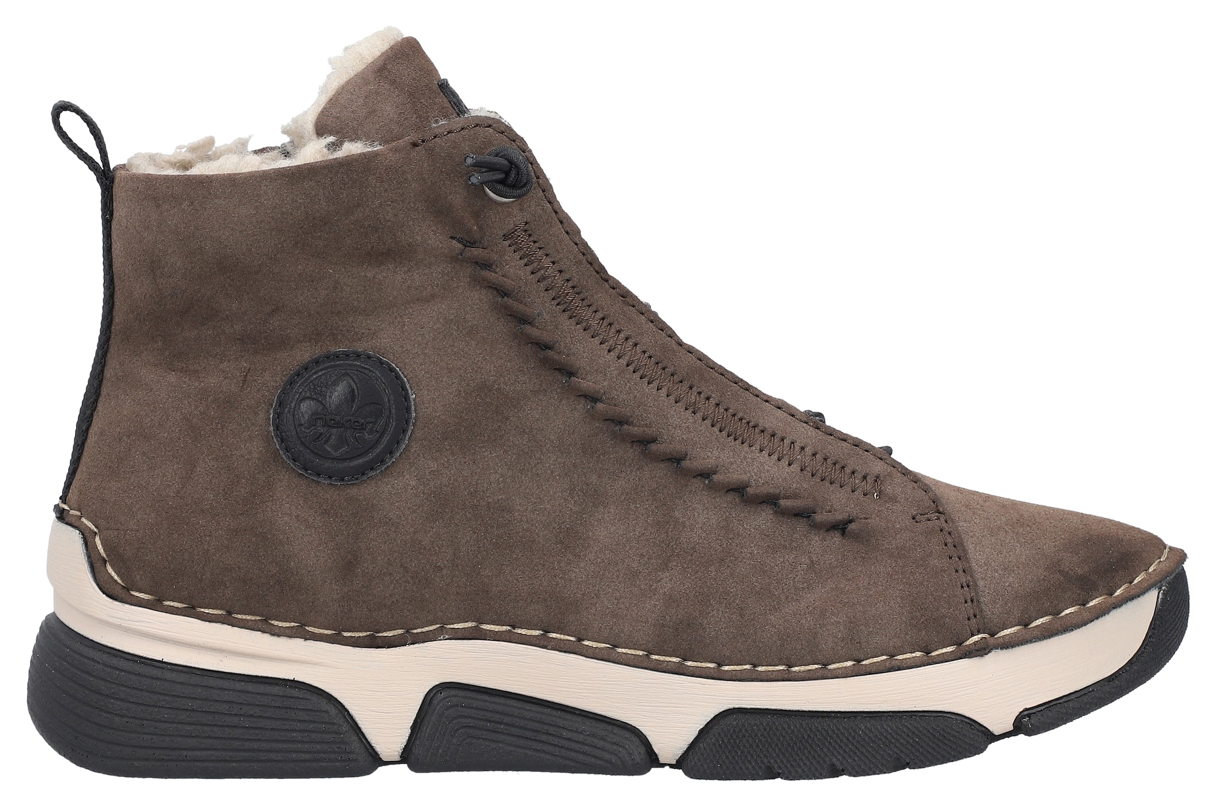 Rieker Winterboots  , Winterstiefelette, Outdoorboots, Warmfutter, mit Innenreißverschluss