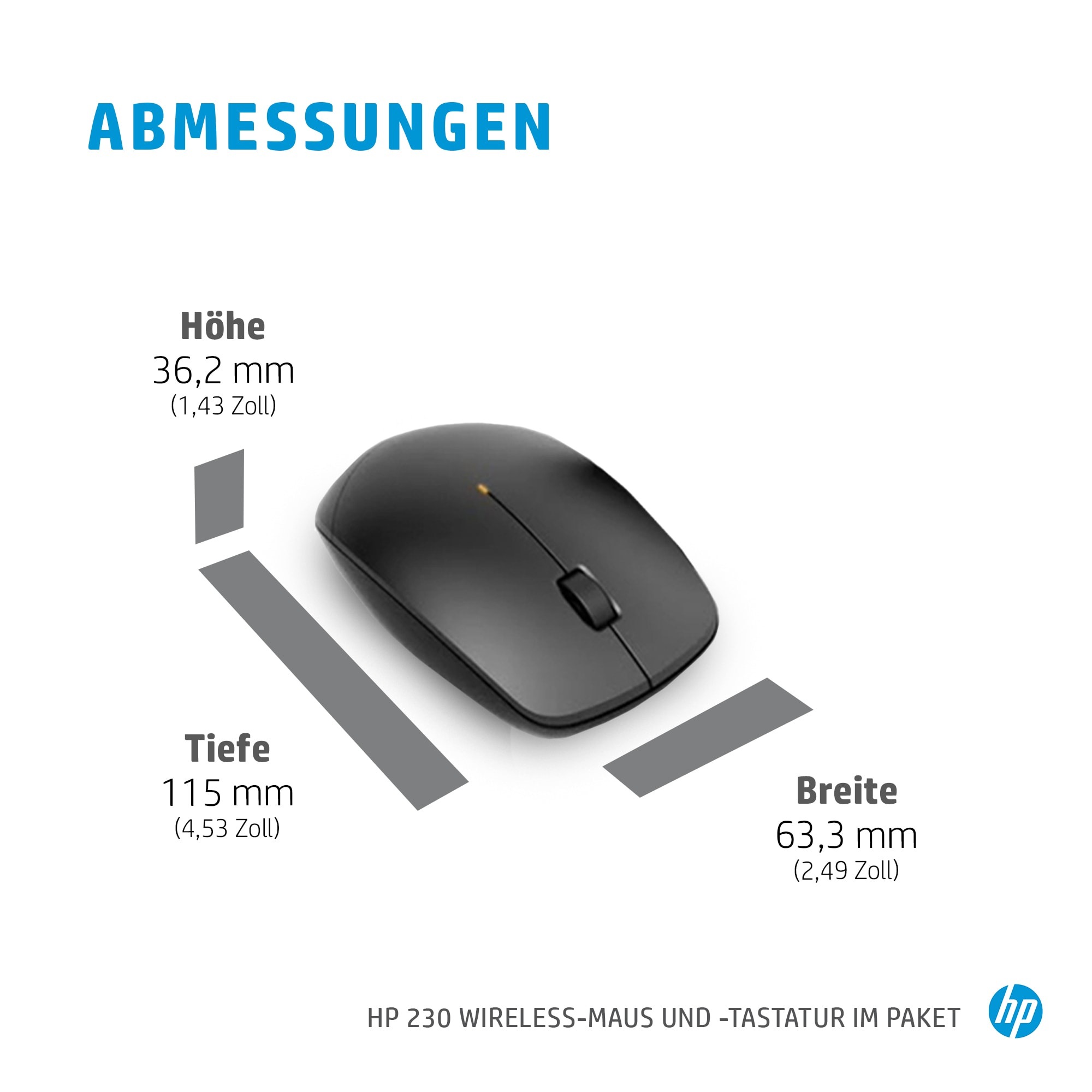 HP Tastatur- und Maus-Set »230«