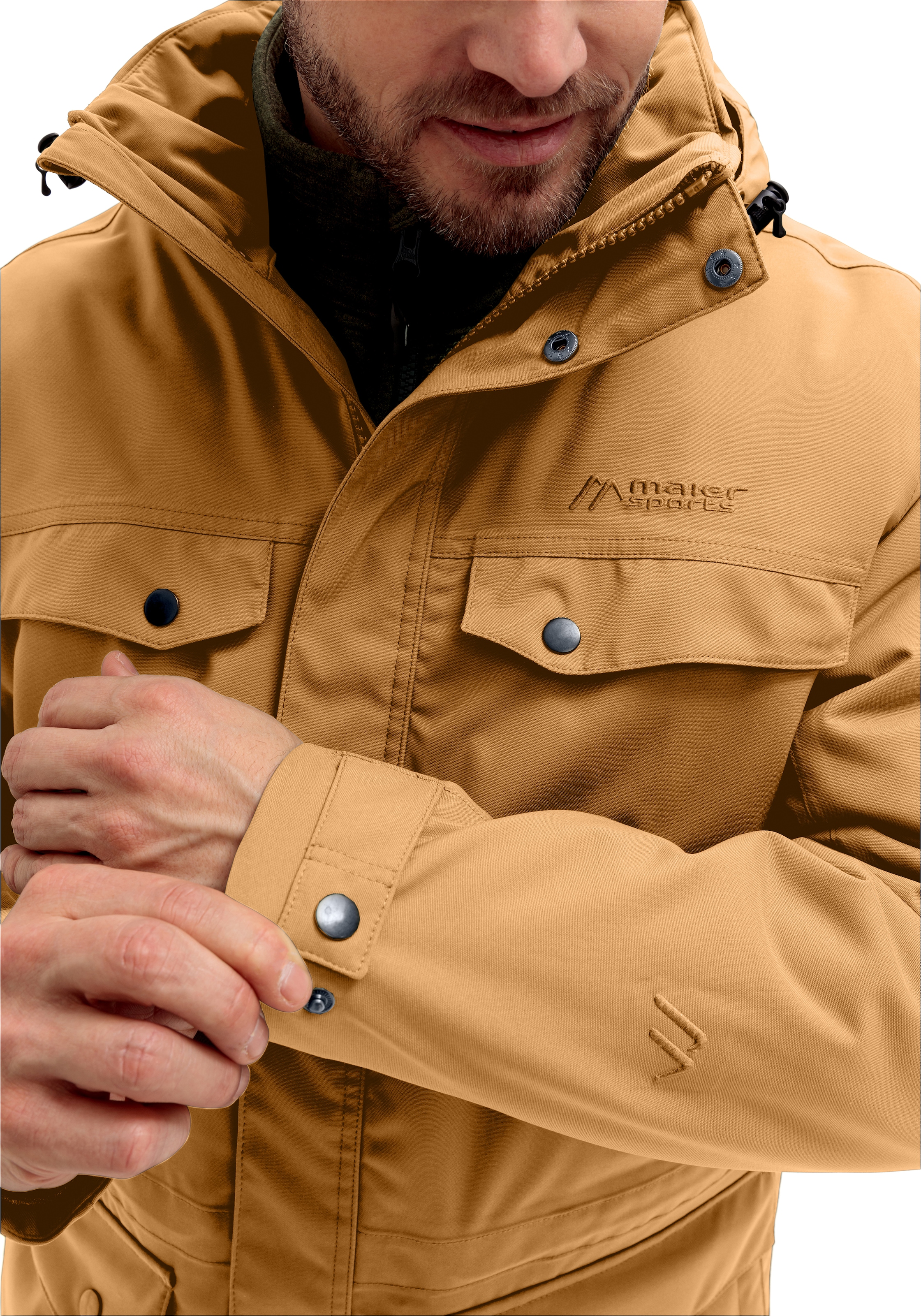 Maier Sports Funktionsjacke »Knuth« Herren Outdoorjacke, wind/wasserdichte Jacke, mTHERM Isolation