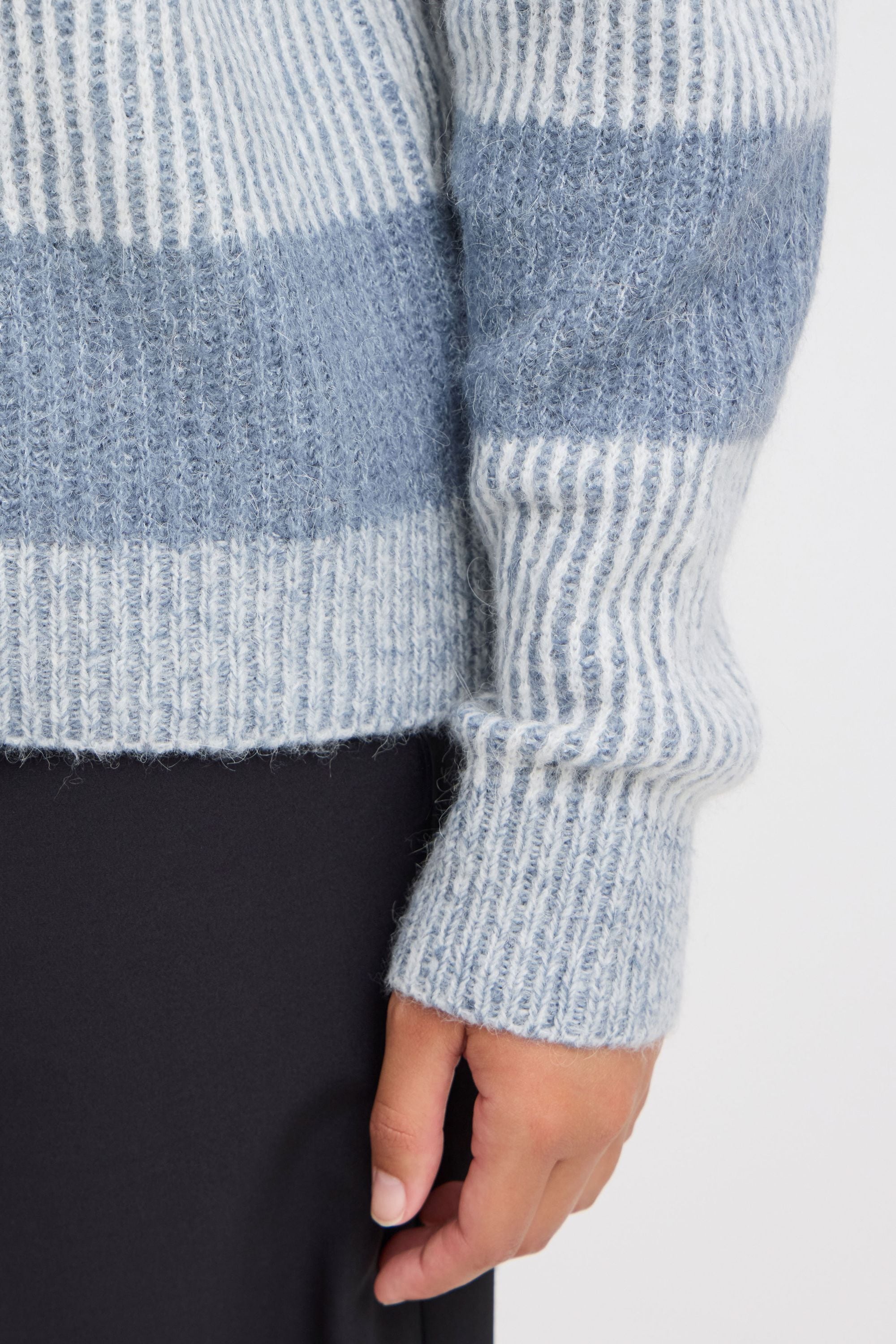 Ichi Strickfleece-Pullover »Strickpullover IHKAMARA LS13«