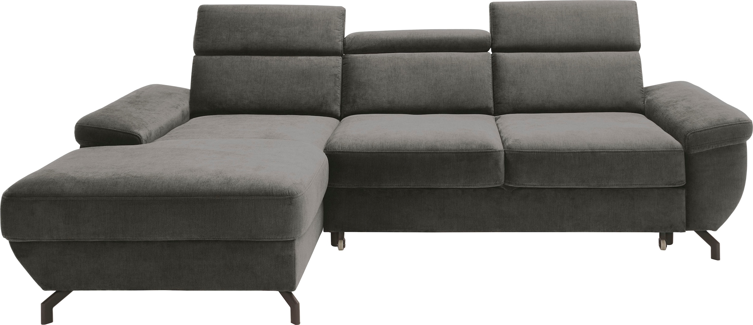 TRENDMANUFAKTUR Ecksofa »Rima, multifunktionales Sofa, L-Form,«, mit Bettfunktion, Bettkasten, Kopf- und Sitztiefenverstellung