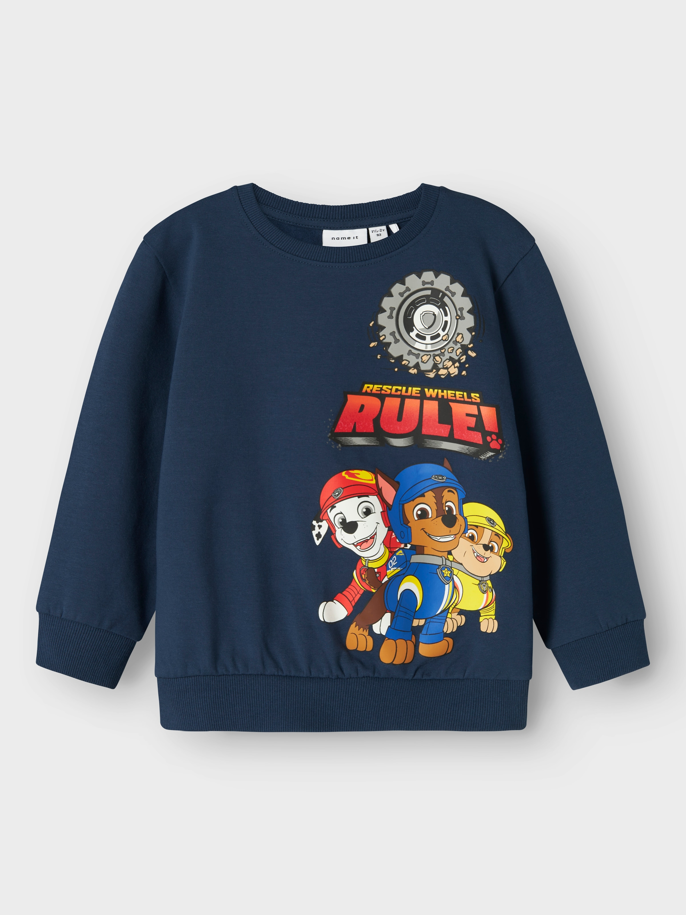 Name It Sweatshirt »NMMSTEFFEN PAW NREG SWEAT BRU NOOS CPLG«, mit großen Druckmotiven