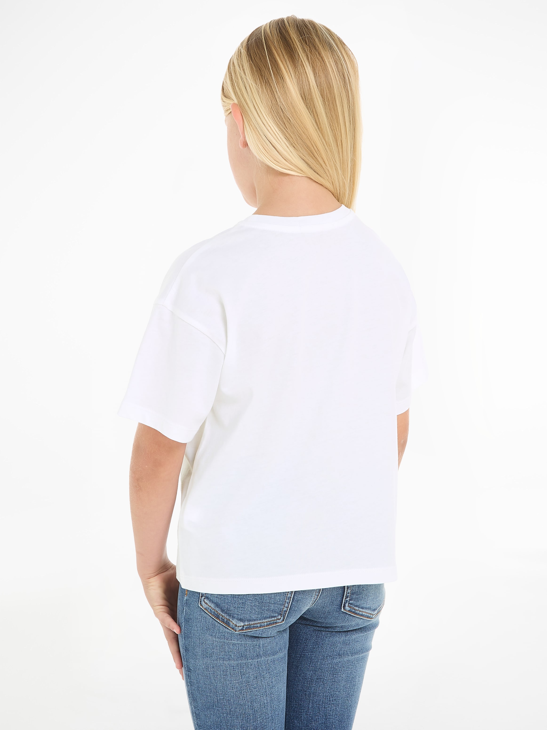 Calvin Klein Jeans T-Shirt »SERENITY MONOGRAM BX SS T-SHIRT«, Kinder bis 16 Jahre
