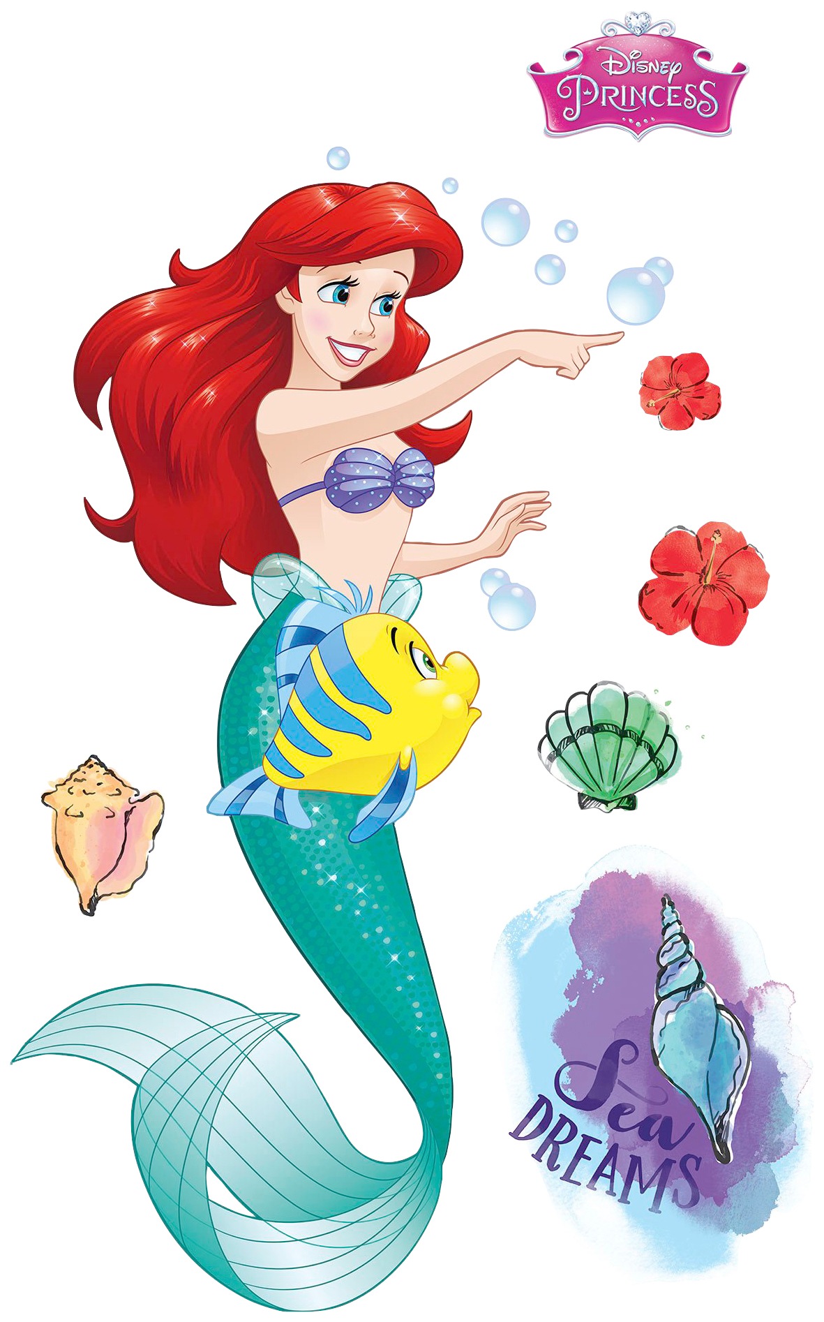Komar Vliestapete »Ariel XXL«, bedruckt-Comic-Retro, 127 x 200 cm (Breite x Höhe)