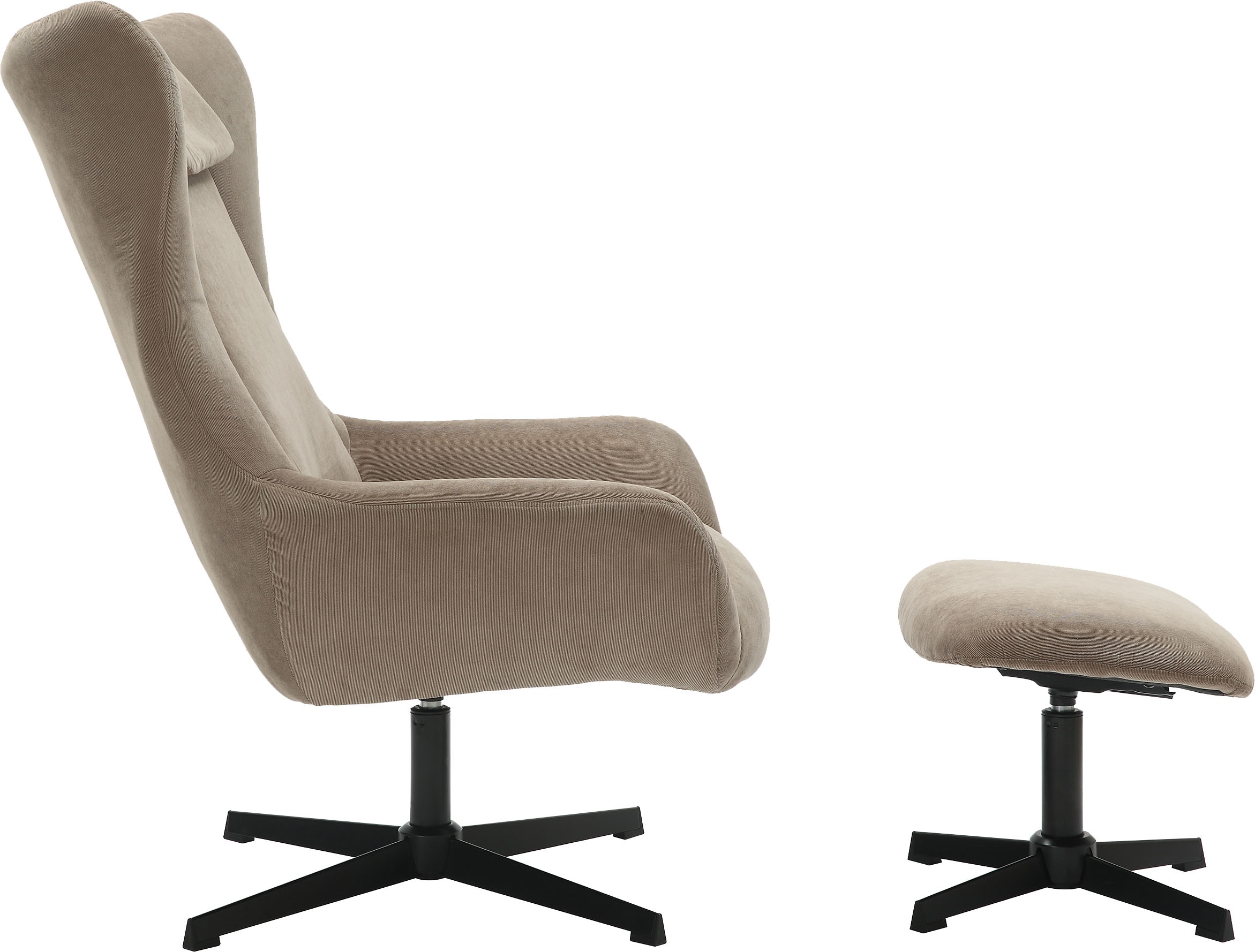 SalesFever Sessel »Savannah Bequemer Sessel«, (Set, 2 St.), mit Drehfunktion
