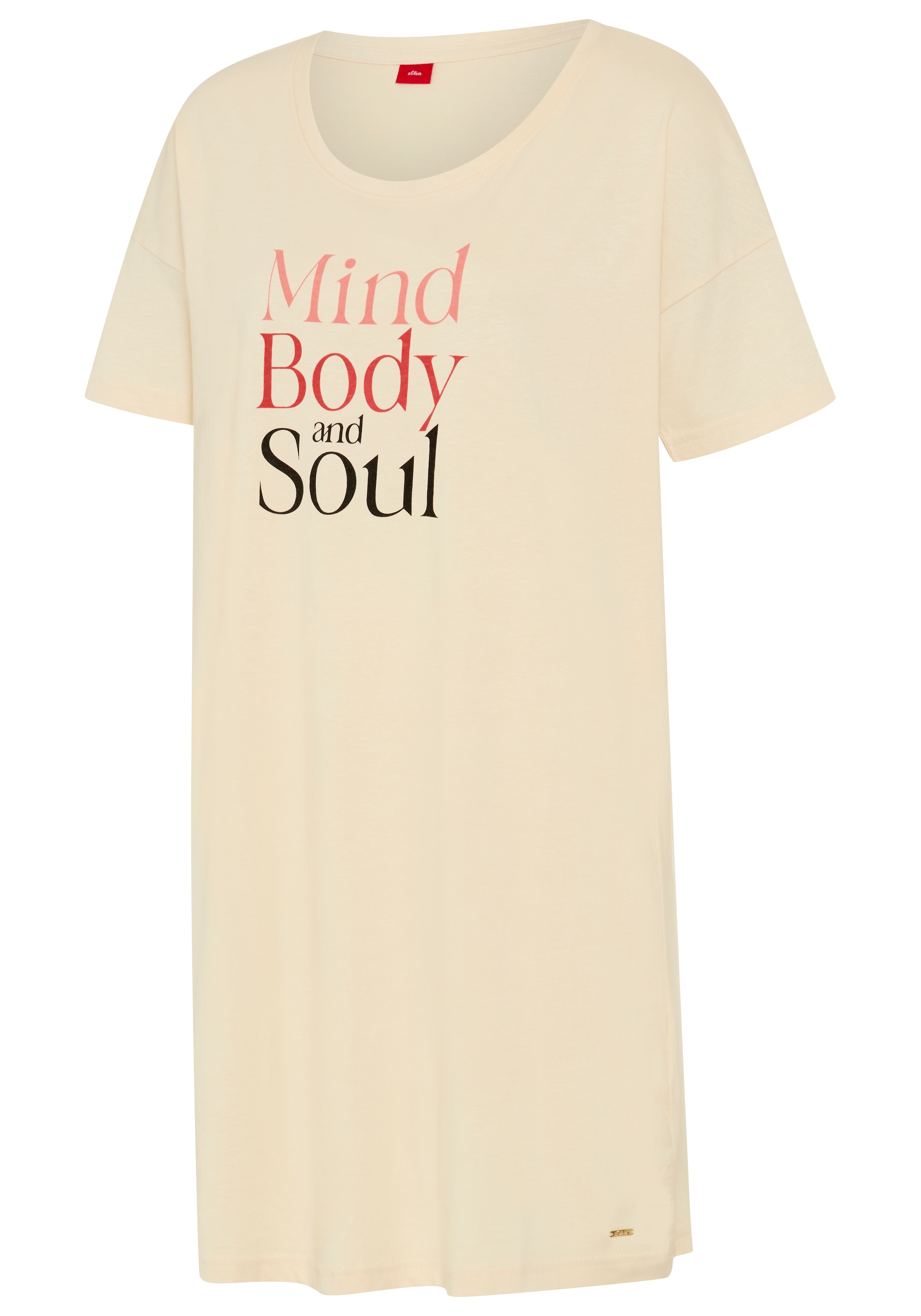 s.Oliver Sleepshirt mit Frontdruck