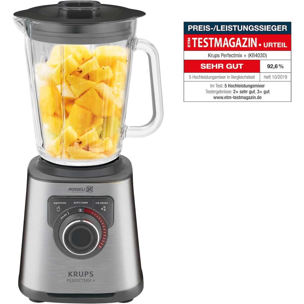 Krups Standmixer »KB403D Perfect Mix+«, 1200 W