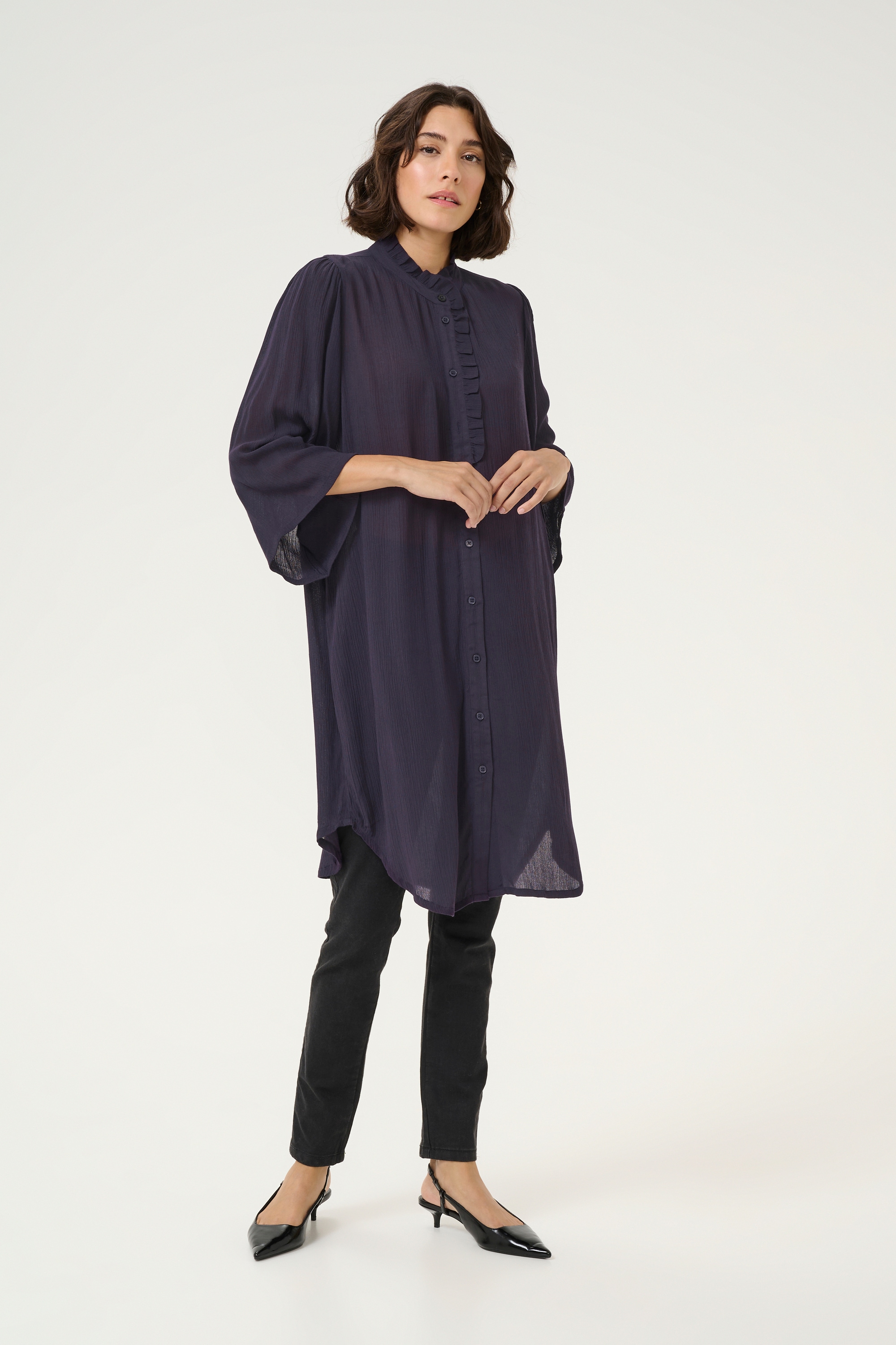 KAFFE Midikleid »Kleid KAamber«