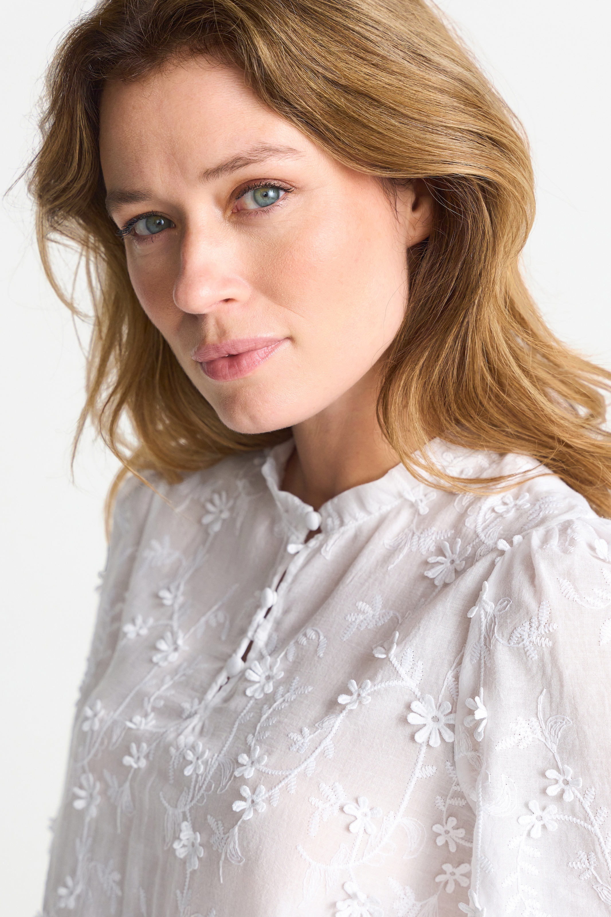 RICHROYAL Blusentop Regular fit mit Spitzendetails