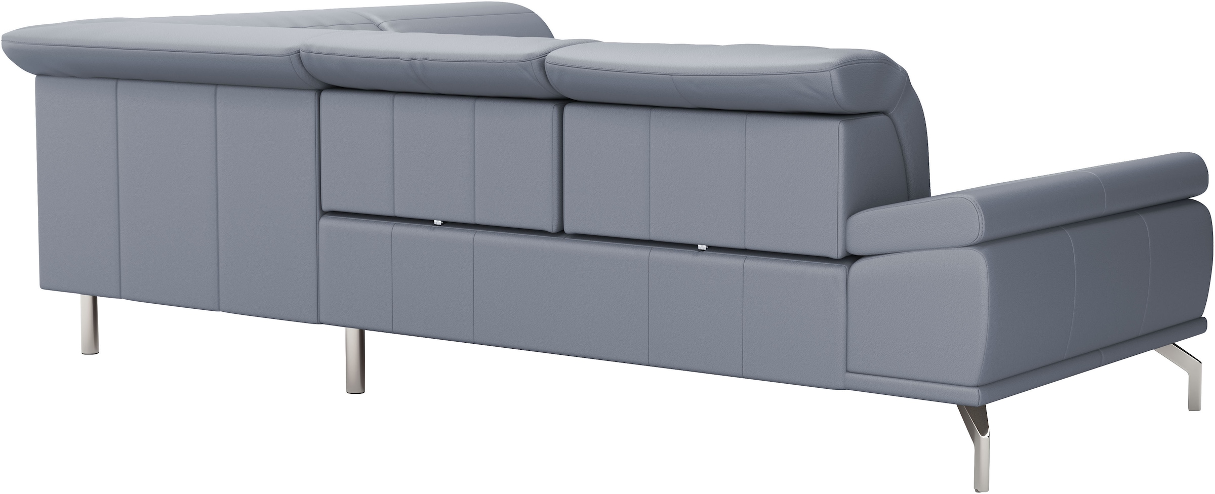 Places of Style Ecksofa »Caluna«, Inkl.Sitztiefenverstellung, wahlweise mit Kopf- und Armteilverstellung