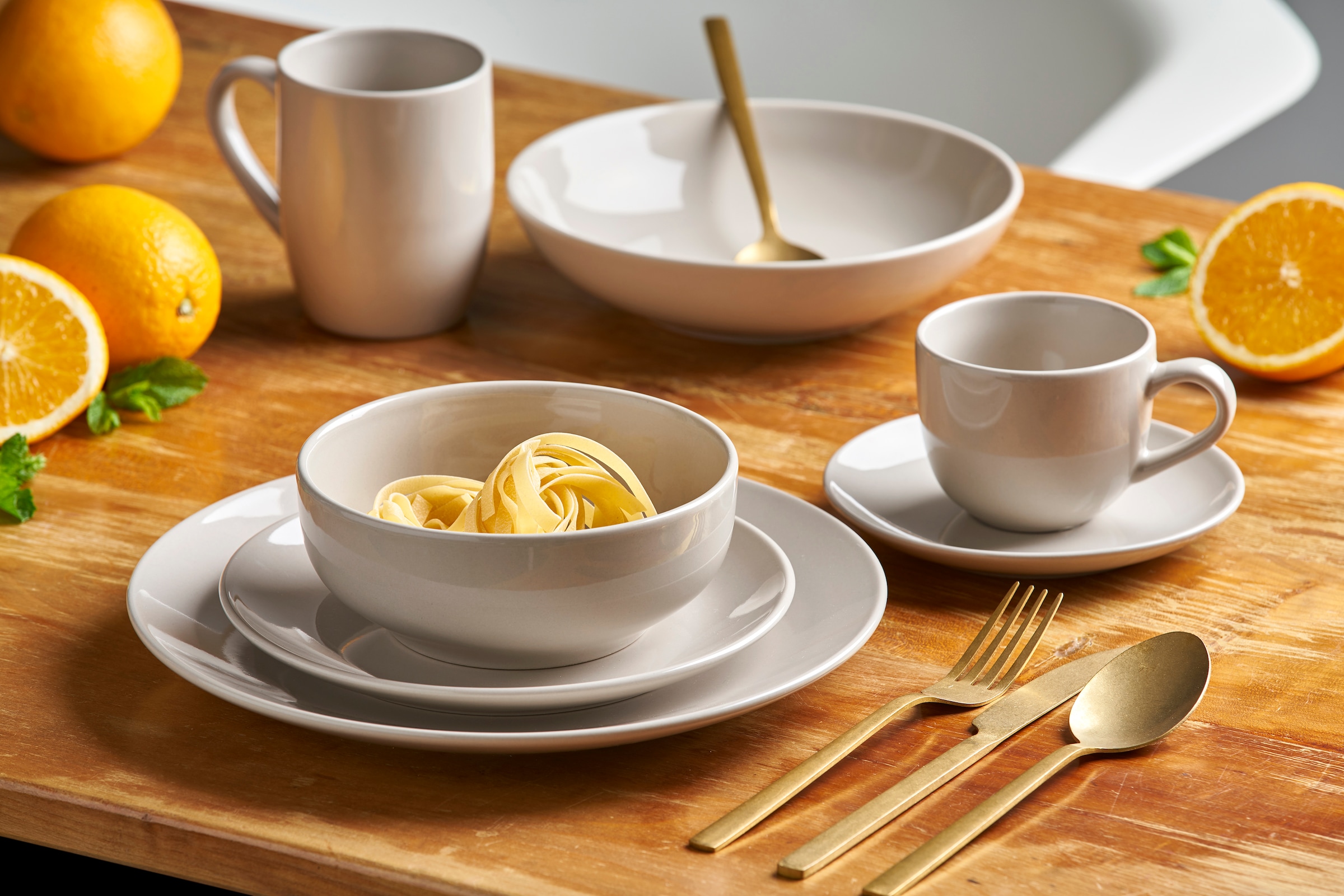van Well Suppenteller »Malmö, Teller 20 cm, 6 Stück« Teller Set, Steingut, spülmaschinen-/mikrowellengeeignet