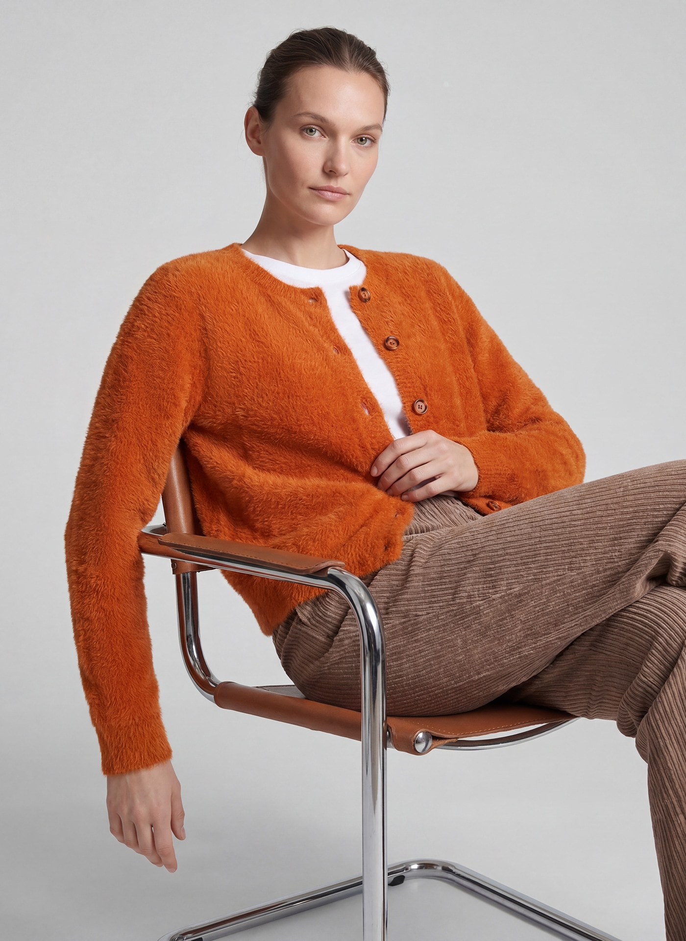 Rabe Strickjacke aus extra weichem Strick/Plüsch / mit Viskose