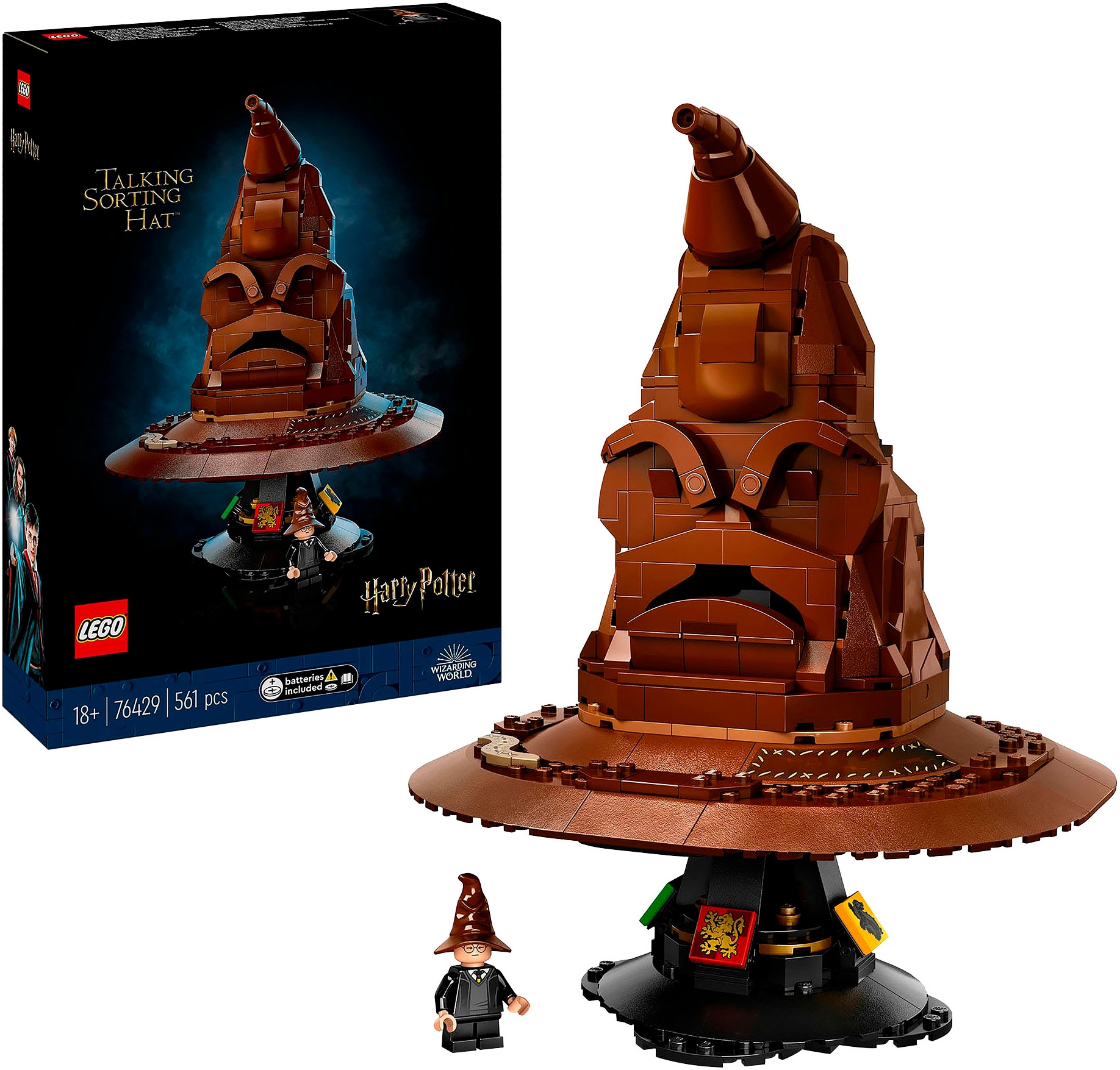 Konstruktionsspielsteine »Der Sprechende Hut (76429), LEGO® Harry Potter™«, (561 St.),...