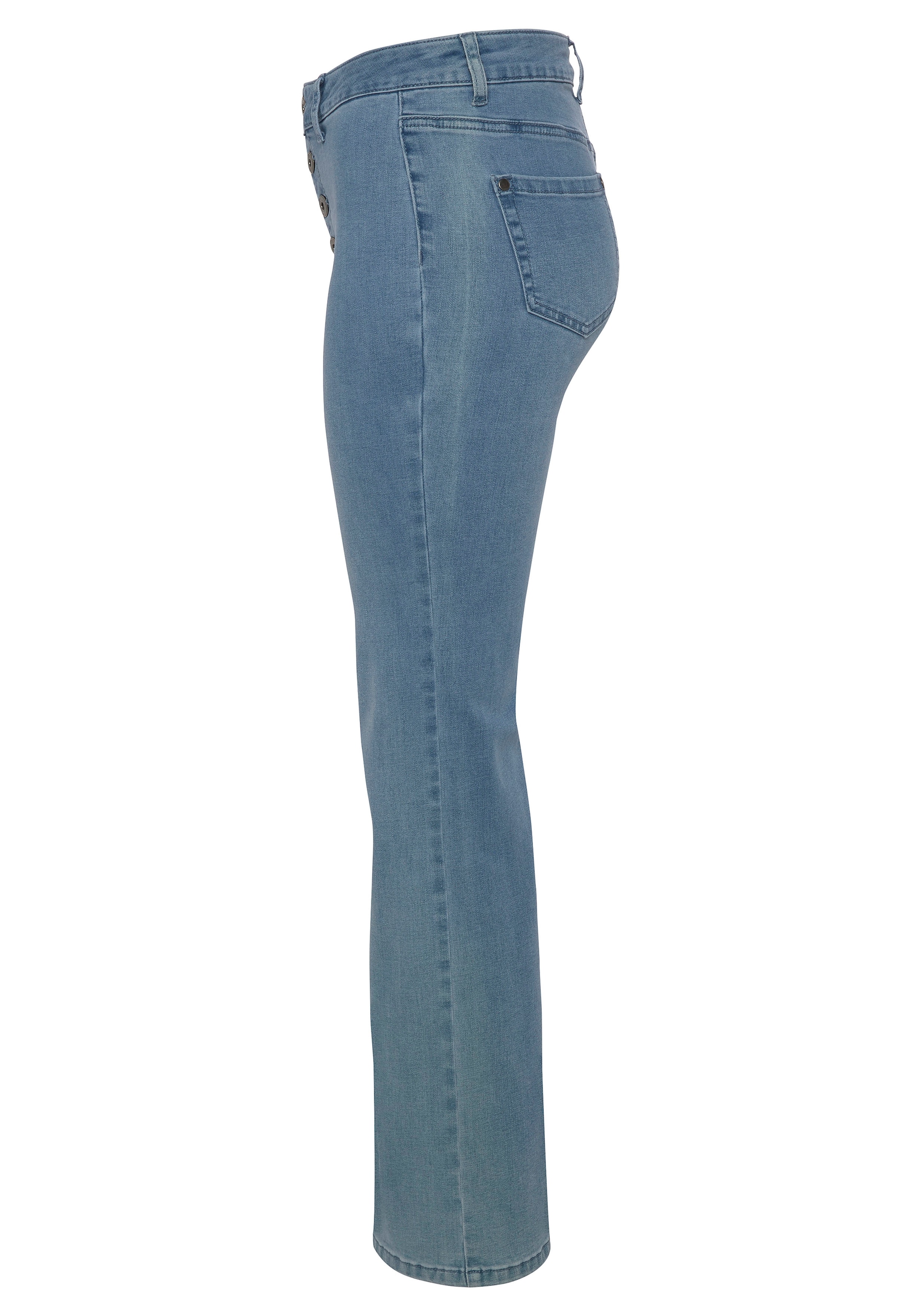 AJC Ankle-Jeans, in ausgestellter Bootcut-Form in knöchelfreier Länge