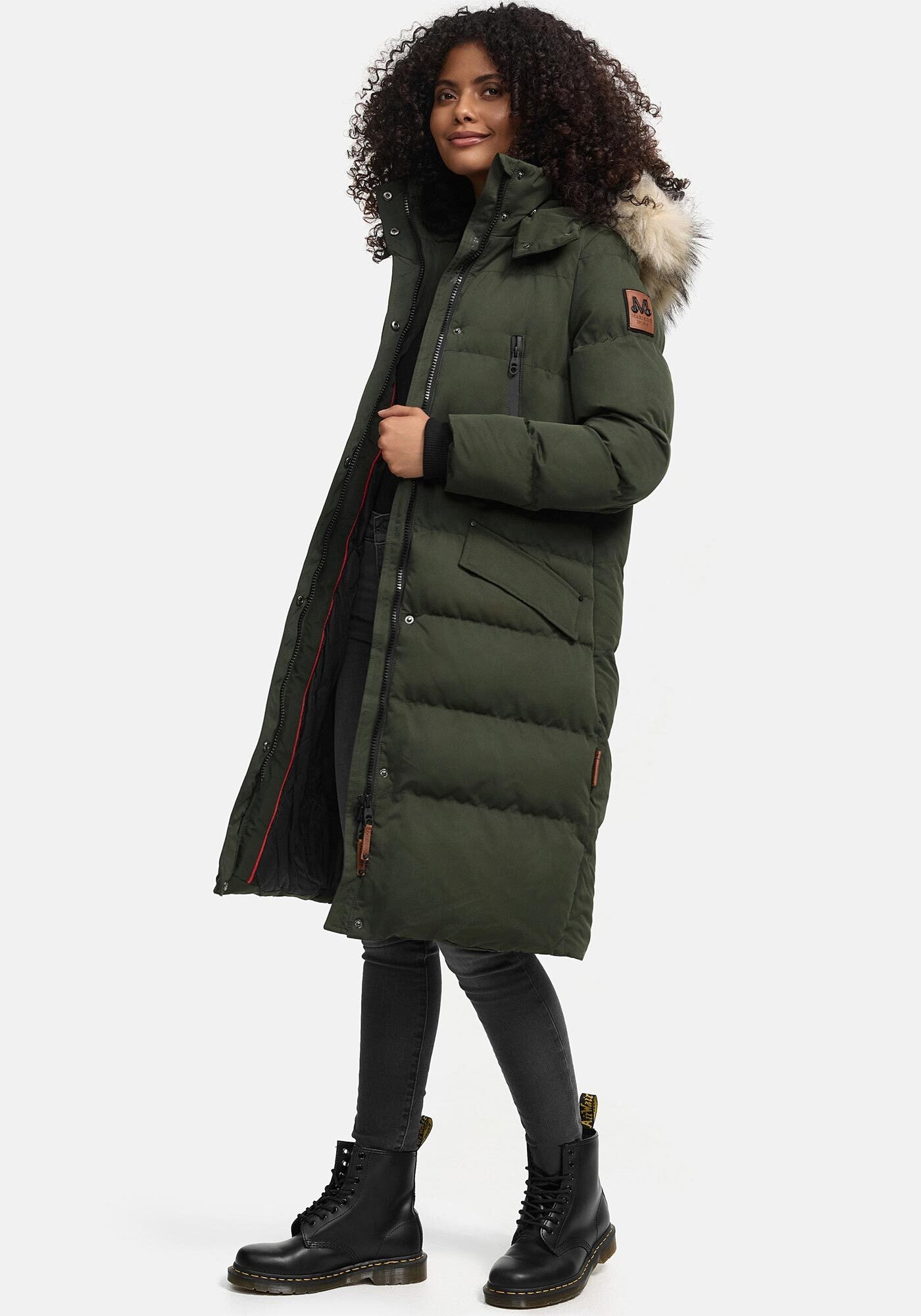 Marikoo Winterjacke »Marikoo Schneesternchen Damen Winter Steppjacke B890«