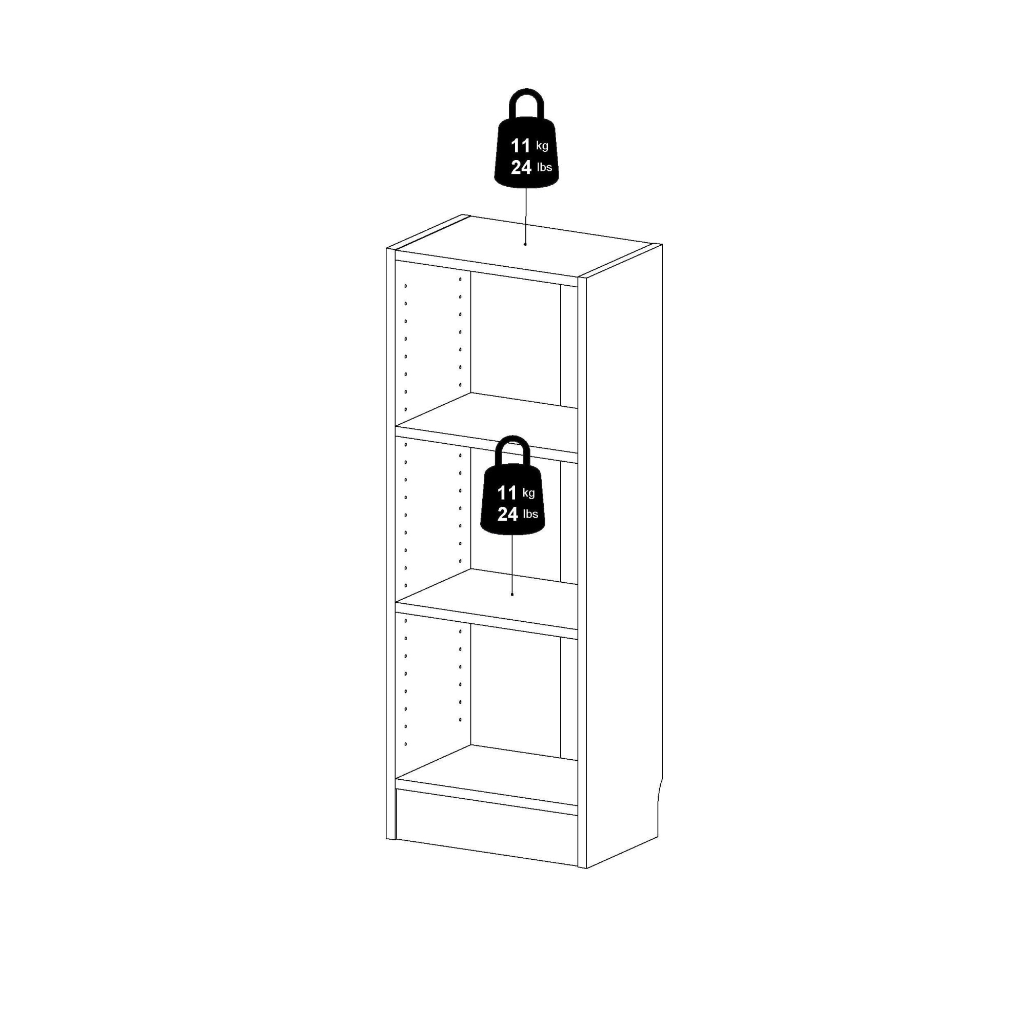 INOSIGN Bücherregal »Basic Regal, Büroregal«, Standregal in verschiedenen Größen und Farben erhältlich