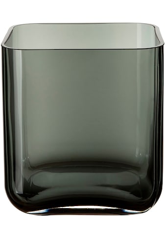 Windlicht »RUBIO«, (1 St.), aus durchgefärbtem grauen Glas, auch als Vase ein Blickfang