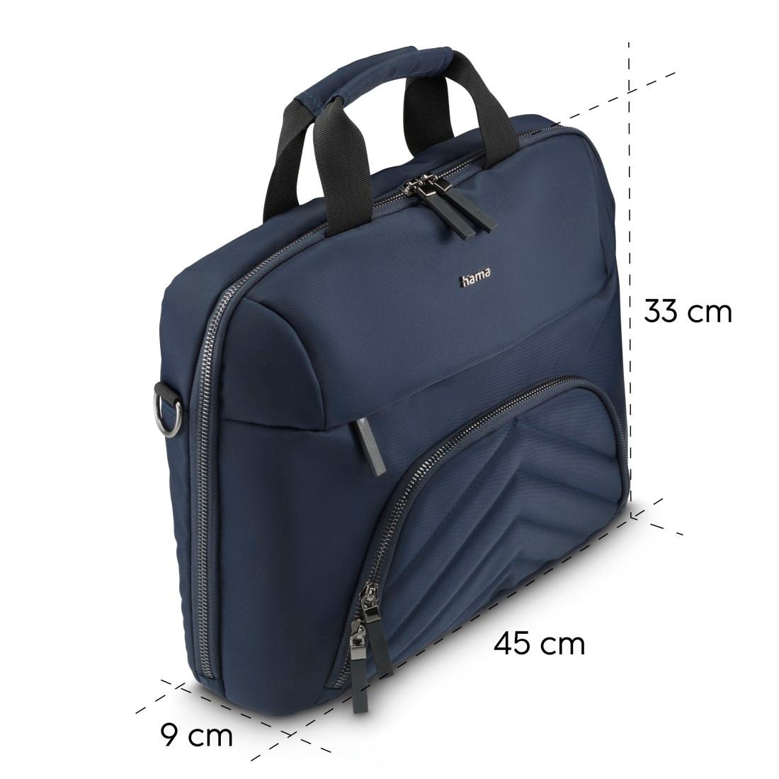 Hama Laptoptasche »Laptoptasche für 15,6" - 16,2" (Tragegurt, Tabletfach, 3 extra Fächer)«, Universell, nachhaltig, umweltbewusst