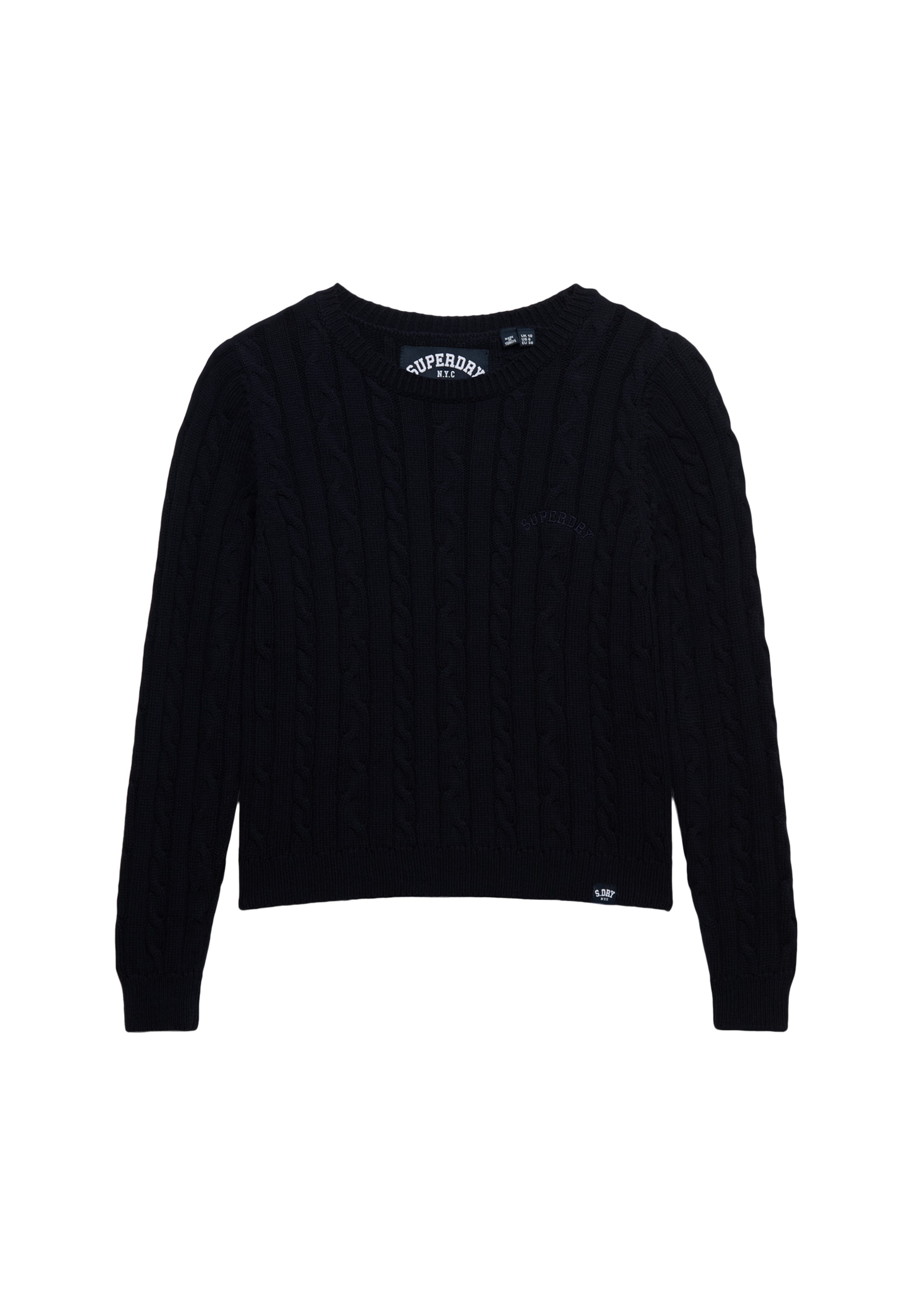 Superdry Strickpullover »ESSENTIALS SLIM CABLE JUMPER«