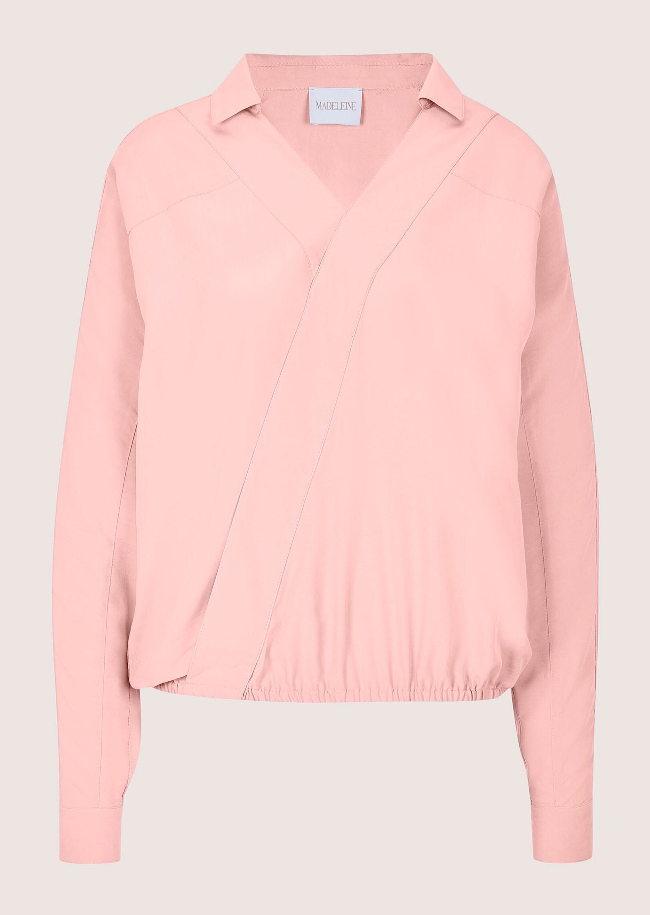 MADELEINE Langarmbluse »Bluse Bluse im Wickel-Look«