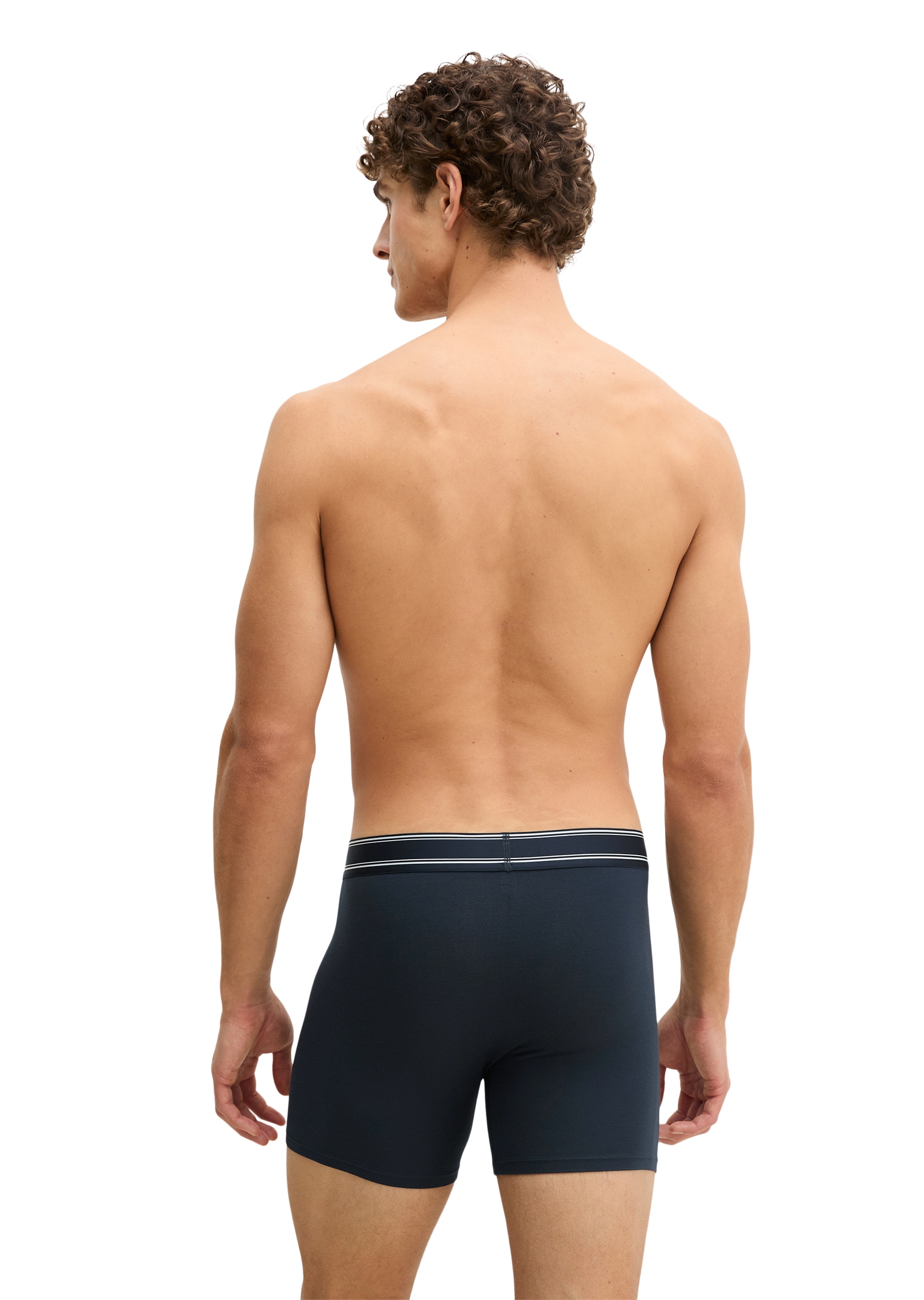 Marc O'Polo Retro Pants »Modal« 3er Pack,  mit etwas längerem Bein, Logobund, ohne Eingriff