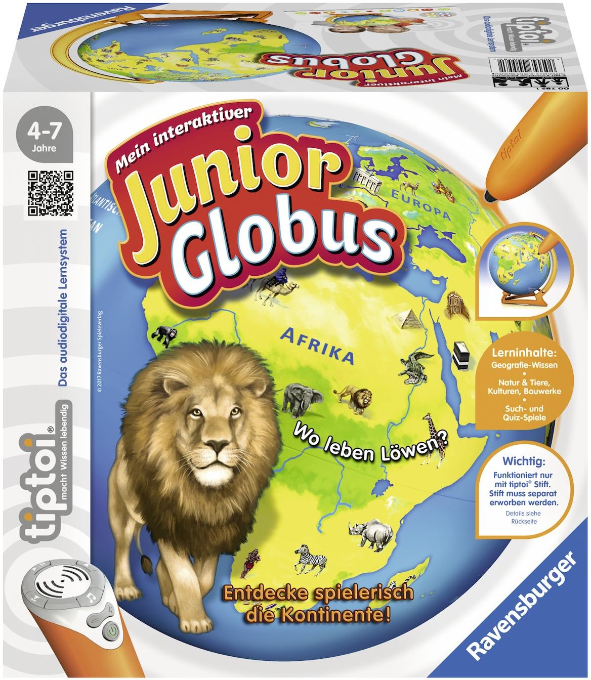 Ravensburger Globus »tiptoi® Mein interaktiver Junior Globus«, Made in Europe; FSC® - schützt Wald - weltweit