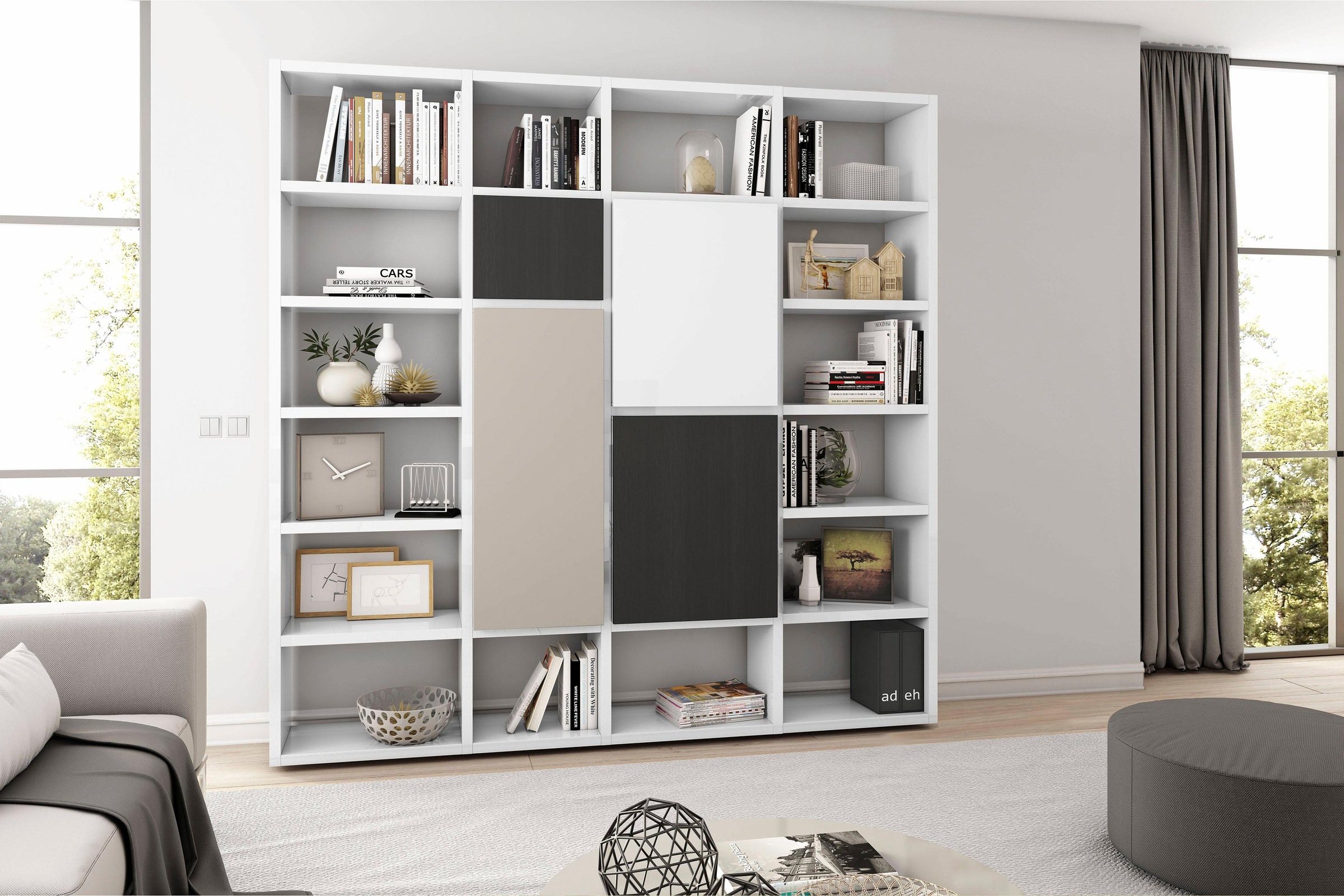fif möbel Raumteilerregal »TOR514«, Breite 227 cm