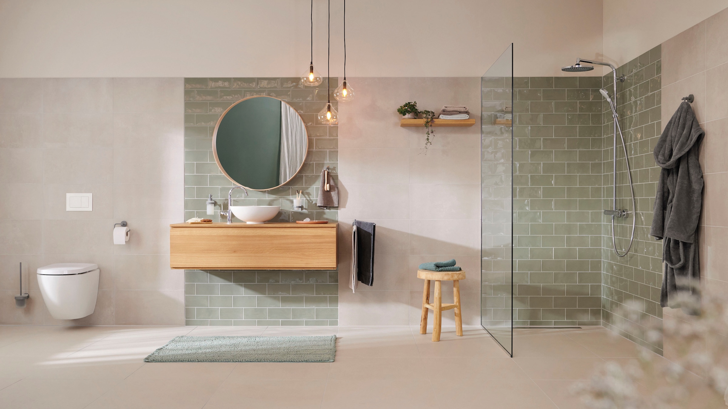 tesa Seifenspender »1x tesa MOON GREY Seifenspender« grau 11,9 cm : 7 cm : 17,1 cm