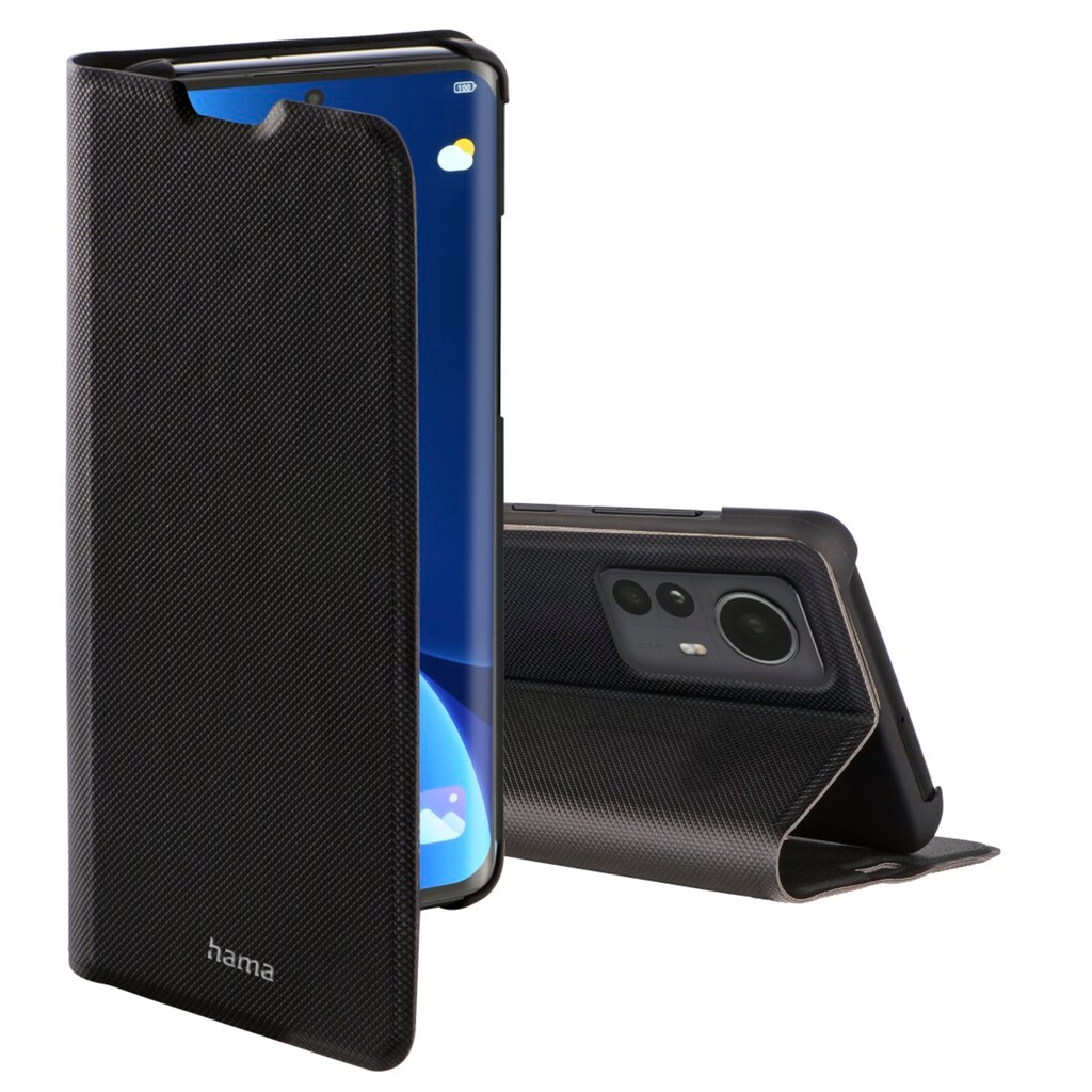 Hama Smartphone-Hülle »Booklet für Xiaomi 12 Pro, schwarz, schlankes Design«