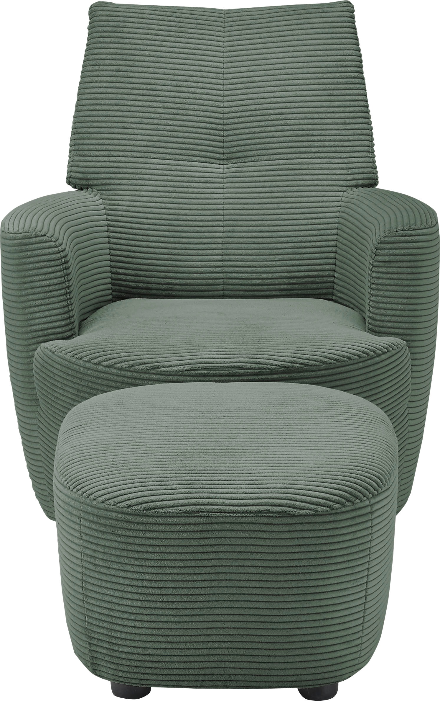 set one by Musterring Relaxsessel »SO 1450«, (Set), mit Dreh- und Wippfunktion, inklusive Hocker