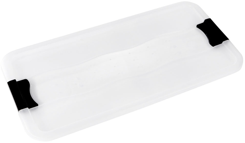 keeeper Aufbewahrungsbox »Cornelia, 3er Set, 83 L, 79,5 x 39,5 x 40 cm« durch Clips verschließbar, Griffe am Boden