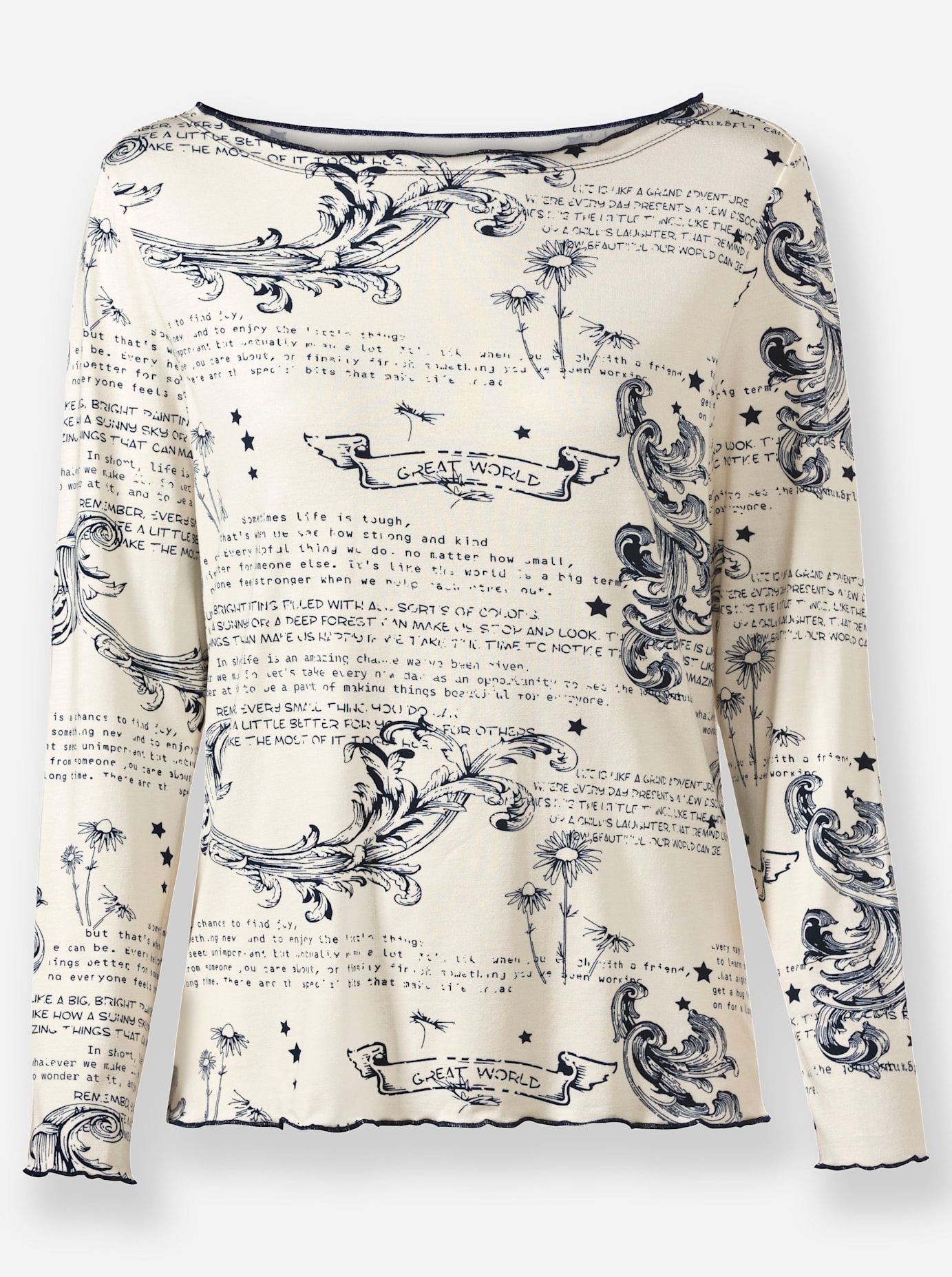 Inspirationen Kurzarmshirt »Shirt«, (1 tlg.)