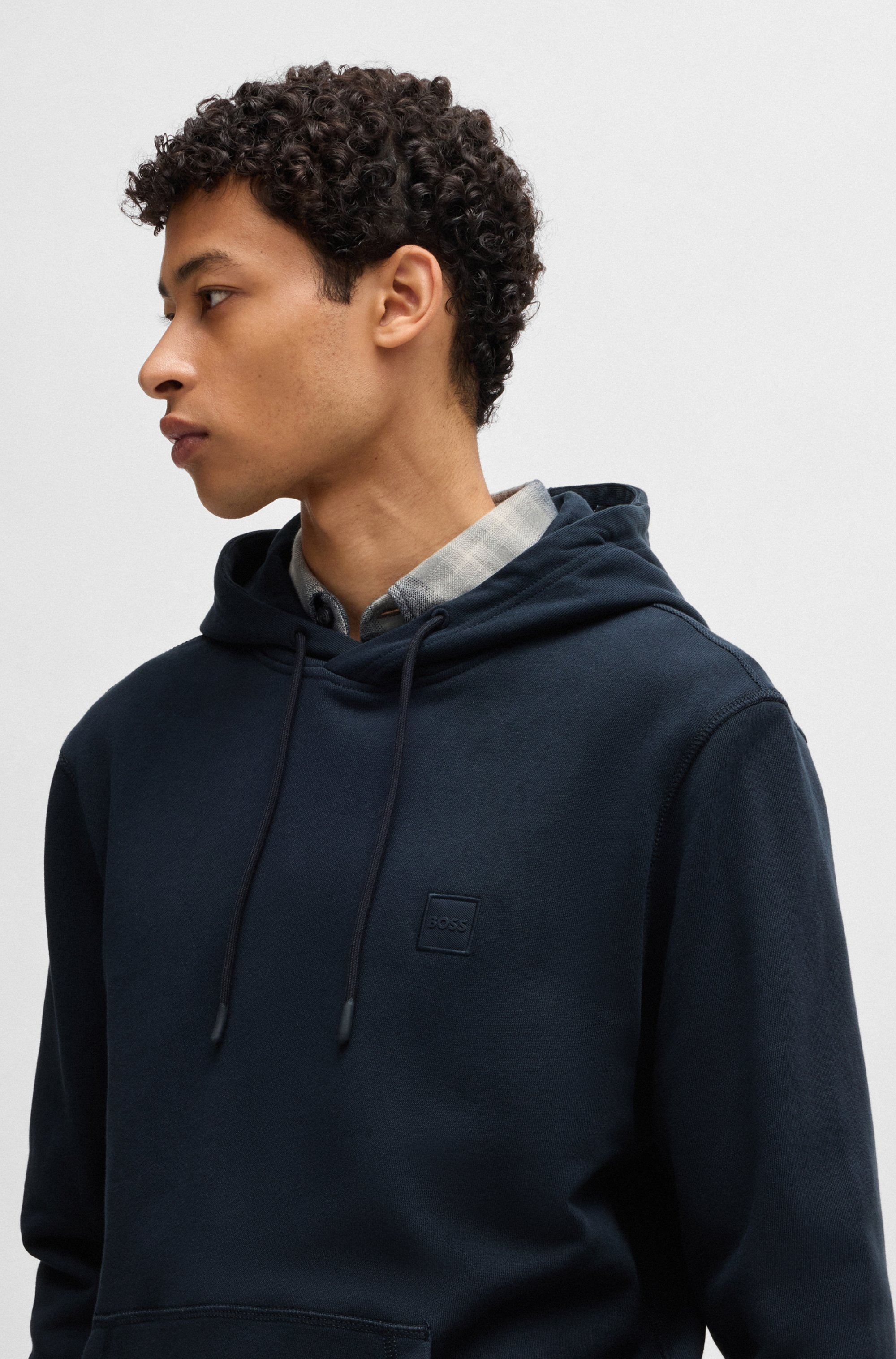 BOSS ORANGE Kapuzensweatshirt »Wetalk«, mit gesticktem BOSS Markenlabel