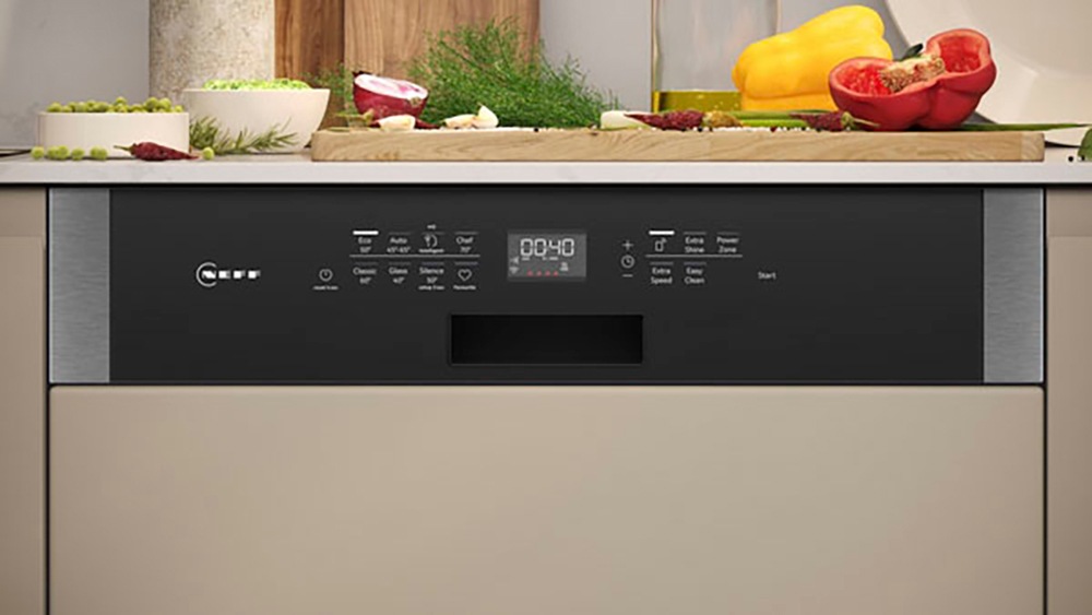 NEFF teilintegrierbarer Geschirrspüler N 70 »S147YCS04E«, 14 Maßgedecke, Zeolith® für herausragende Trocknungsergebnisse