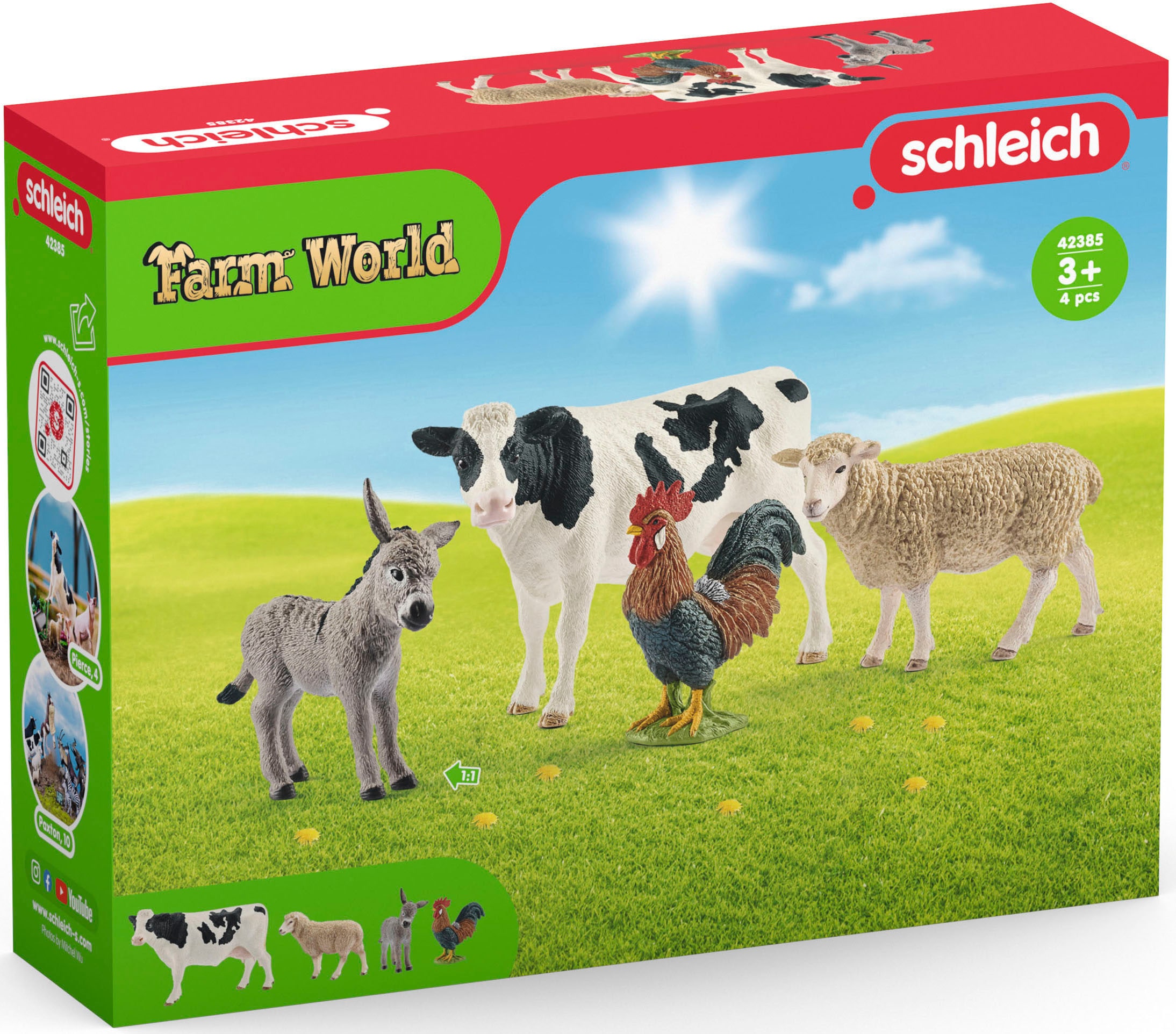 Schleich® Spielfigur »FARM WORLD, Starter Set (42385)«, (Set)