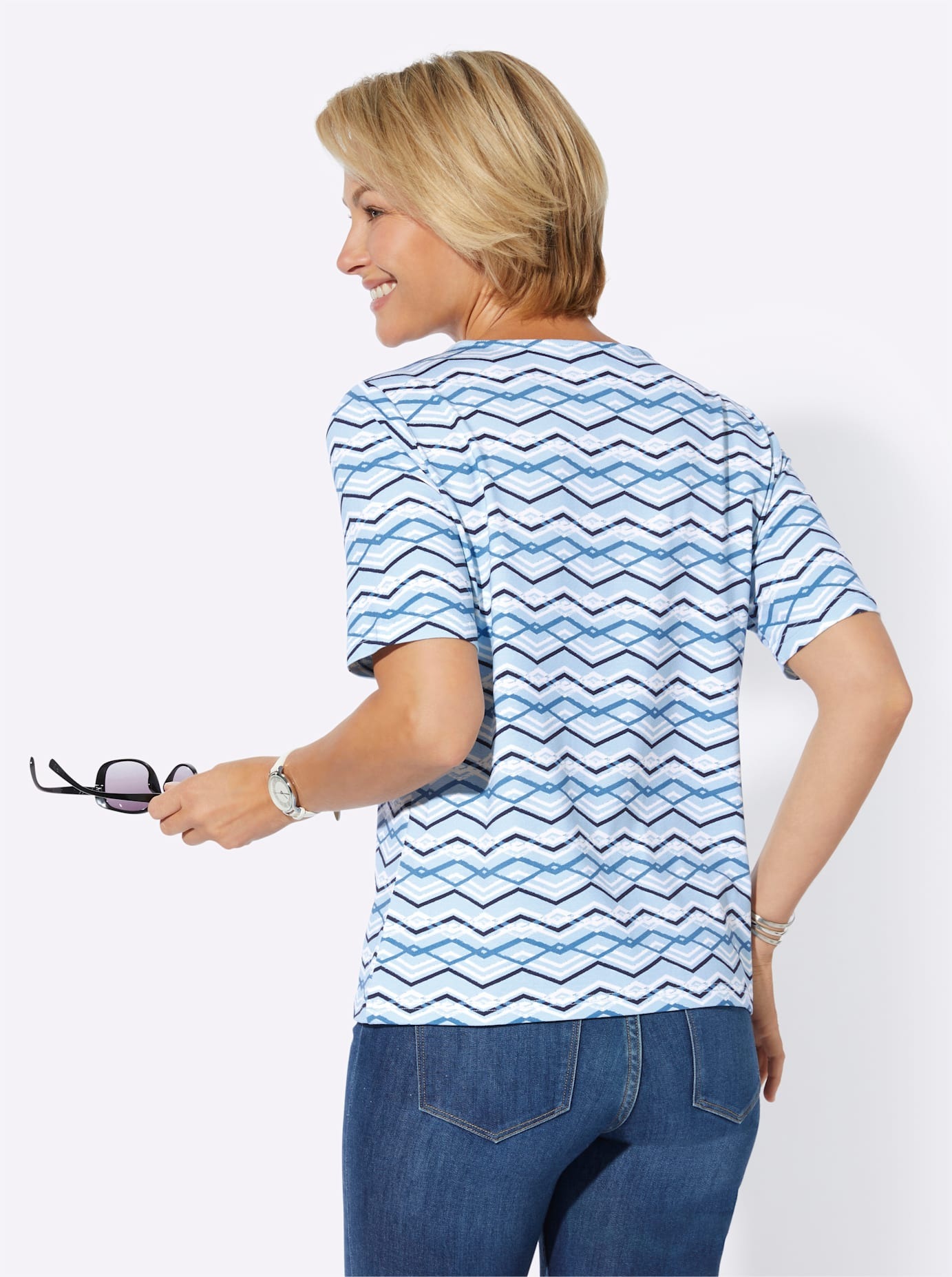 Casual Looks Kurzarmshirt »Shirt«, (1 tlg.)