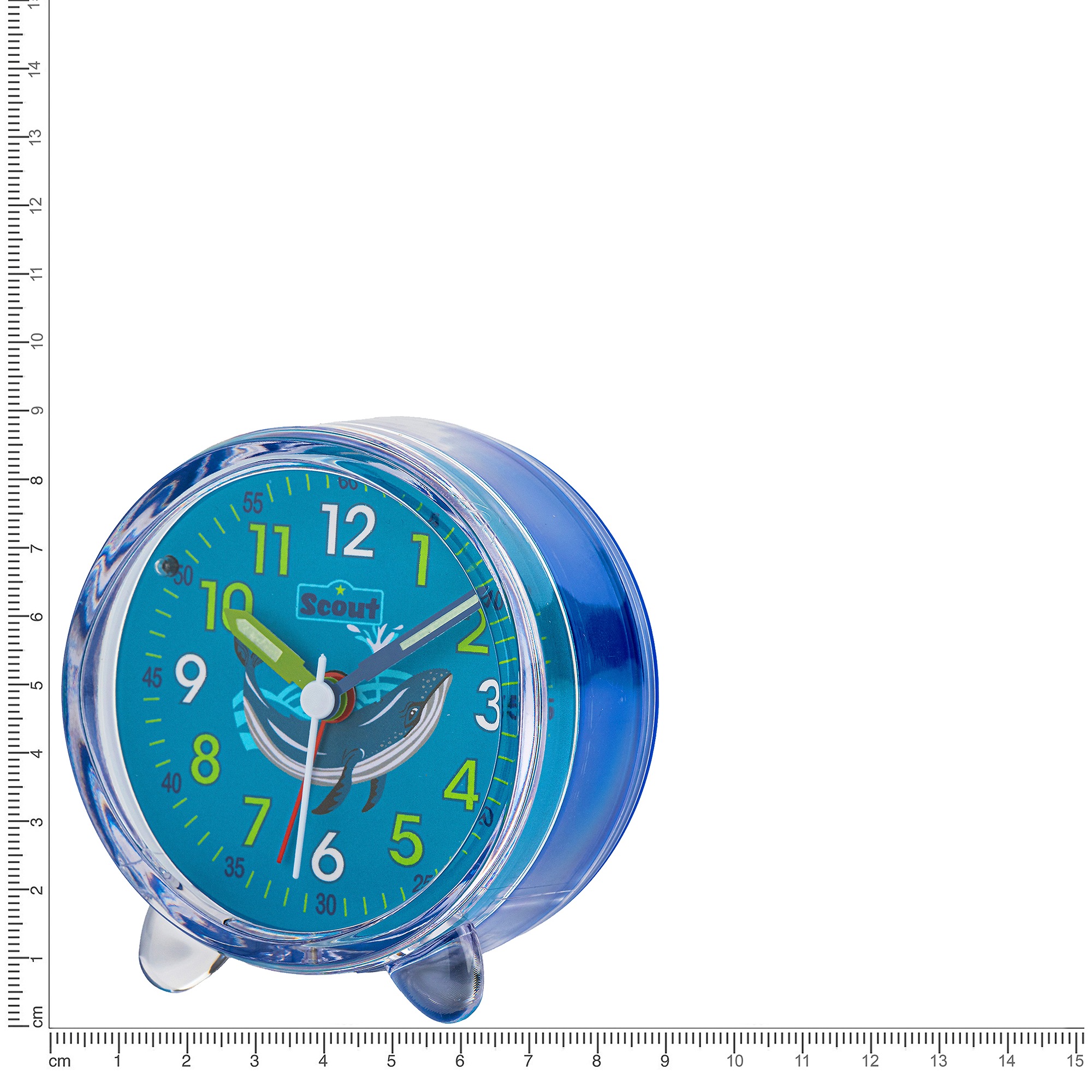 Scout Kinderwecker »Favorit« Quarzwecker, Geschenkidee, Kinderzimmer, Jungen, Schulanfang, Wal