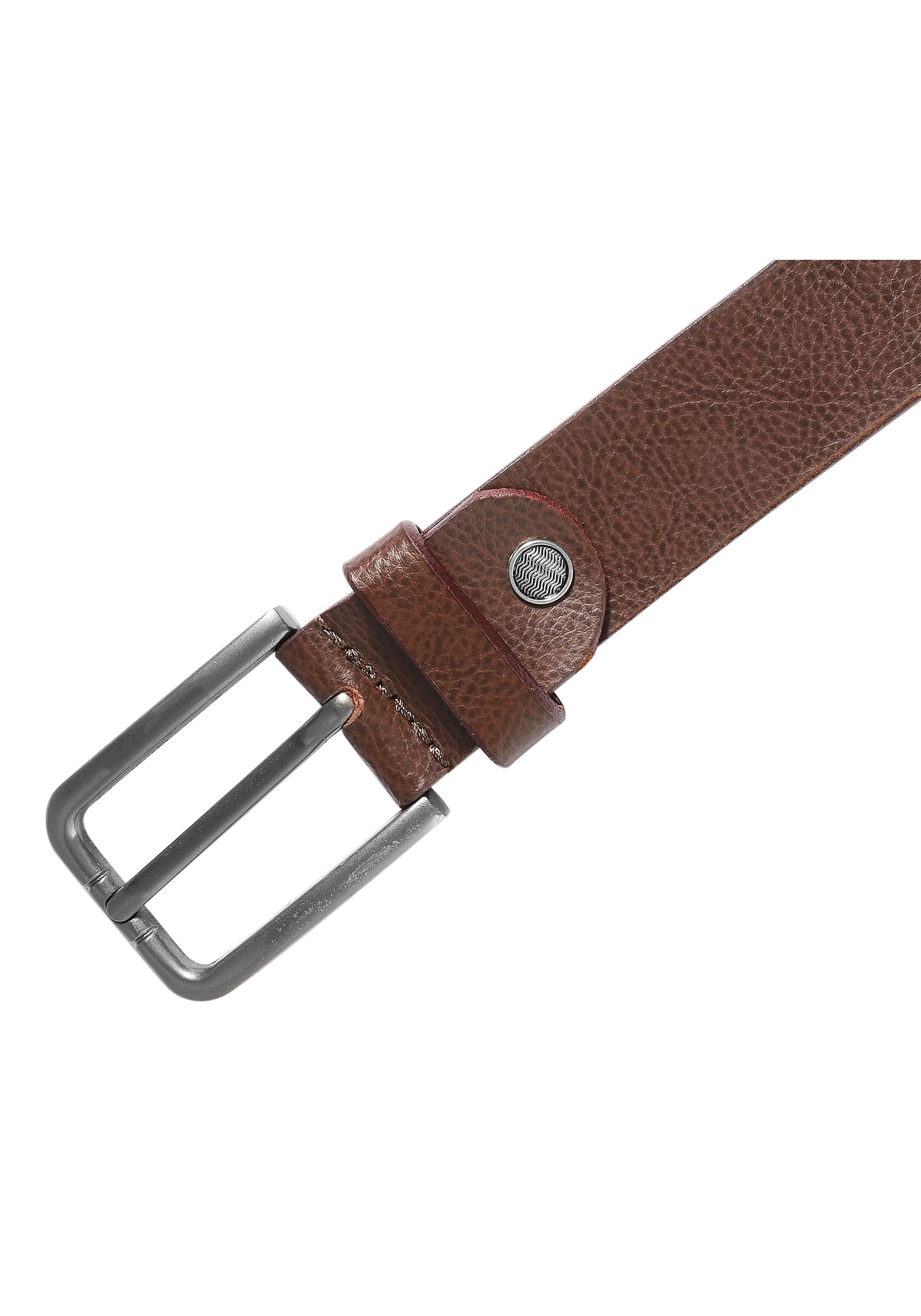 Leonardo Verrelli Ledergürtel »Echt Leder, braun, 2. Wahl , 90 cm - 120 cm (Bundweite), kürzbar«