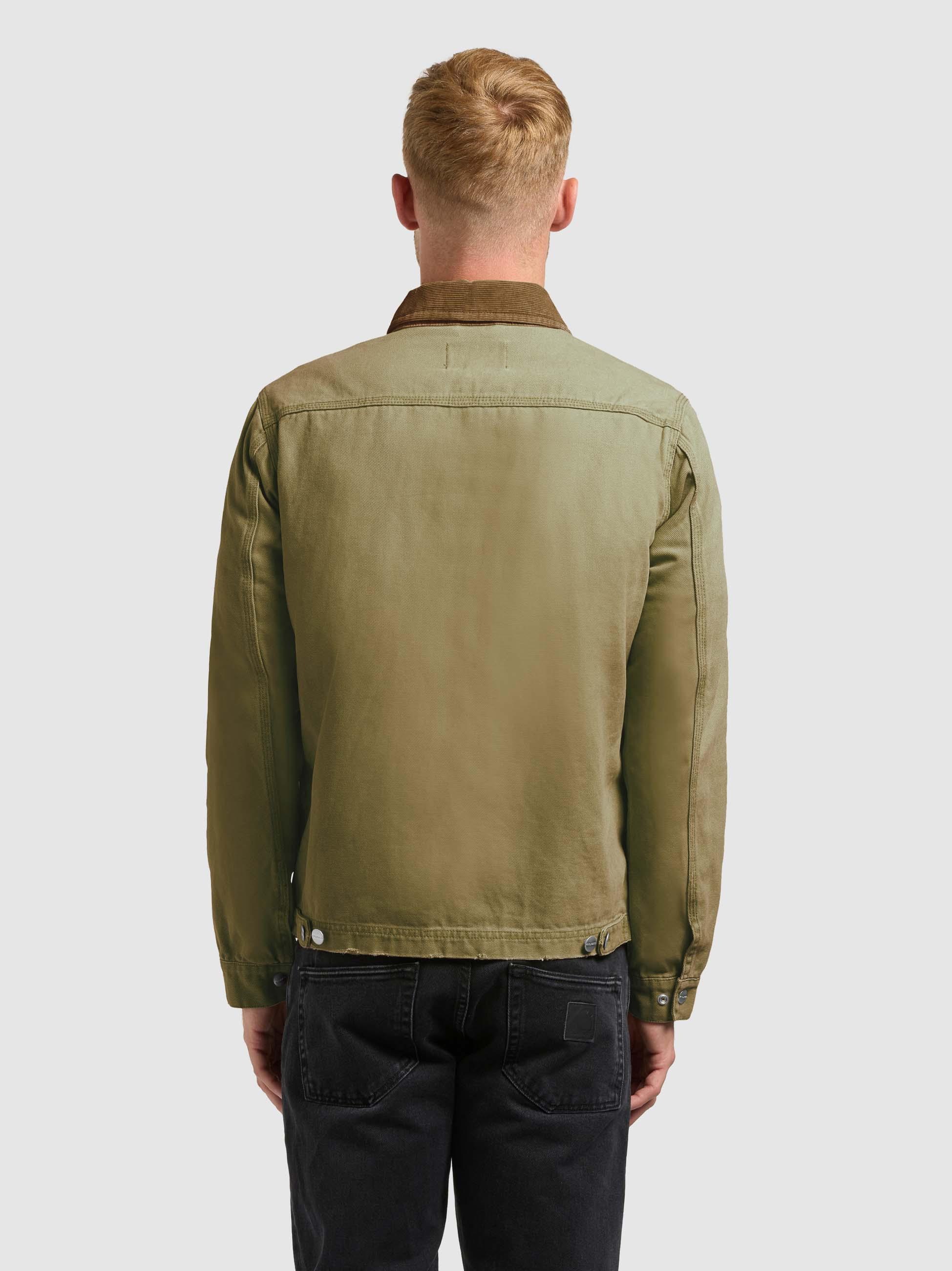 khujo Hemdjacke »Blousonjacke Deddy« ohne Kapuze Modische Herren Jacke mit Kordkragen