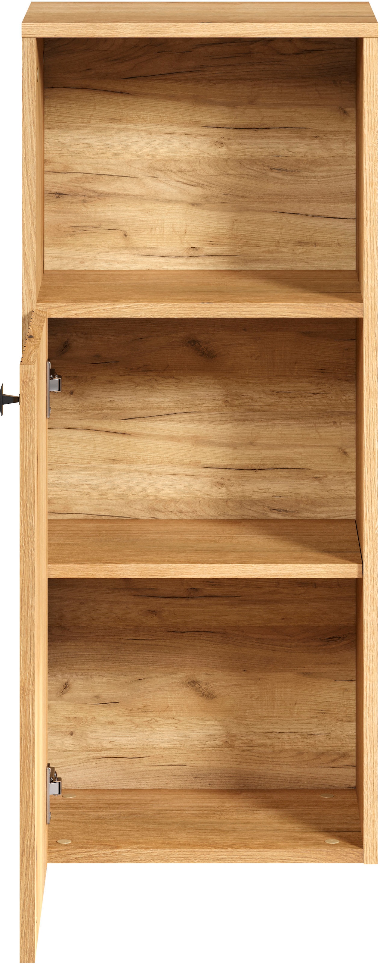 welltime Unterschrank »Amrum«, (1 St.), Badschrank mit offenem Fach und Rillenoptik - Maße (B/T/H) 40/31/95 cm
