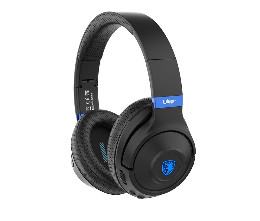 Sades Gaming-Headset »Whisper SA-205«, kabellos, Stereo, Over Ear, Bluetooth 5.3, 3,5 mm
