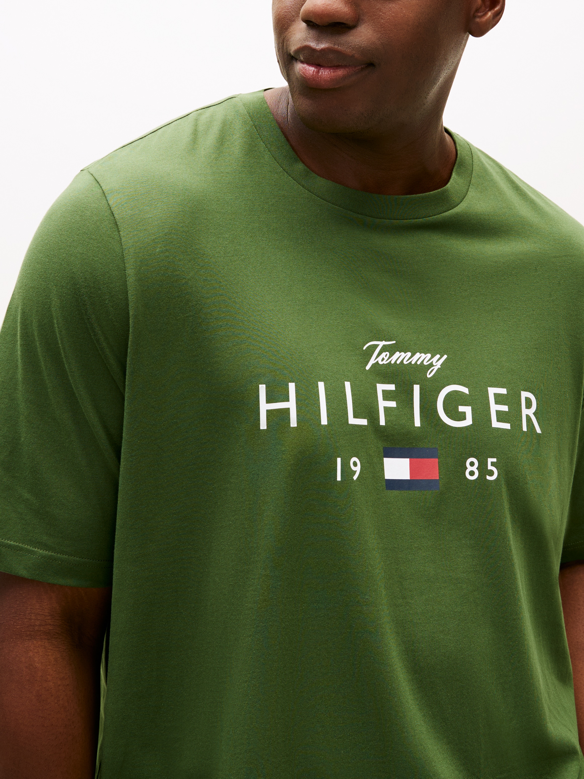 Tommy Hilfiger Big & Tall T-Shirt »BT-BRAND LOVE BIG HILFIGER« Rundhals, normale Passform, Große Größen