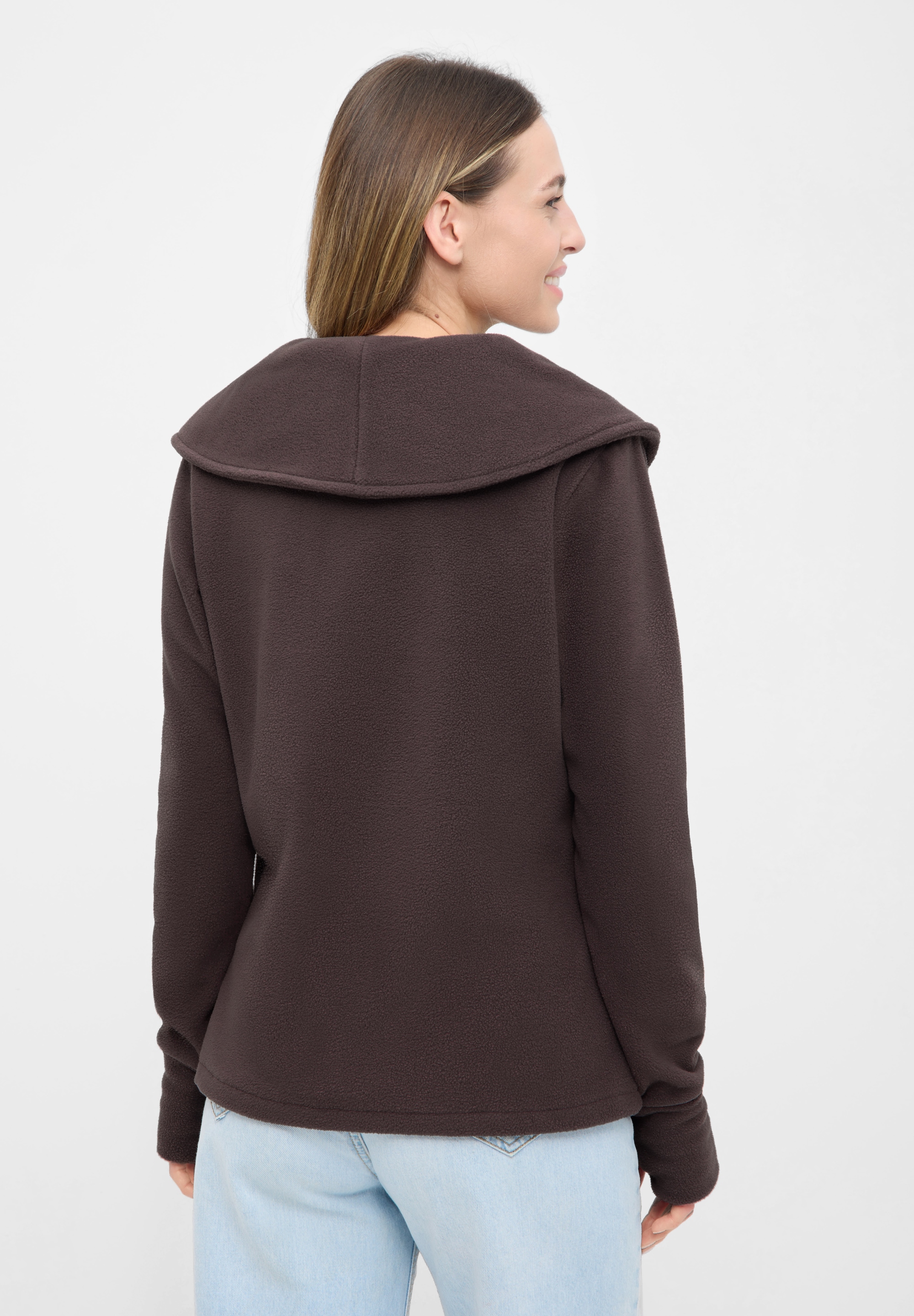Bench. Fleecepullover »APRILLE«, warmes, tailliertes Fleeceshirt mit Troyerkragen und Seitentaschen