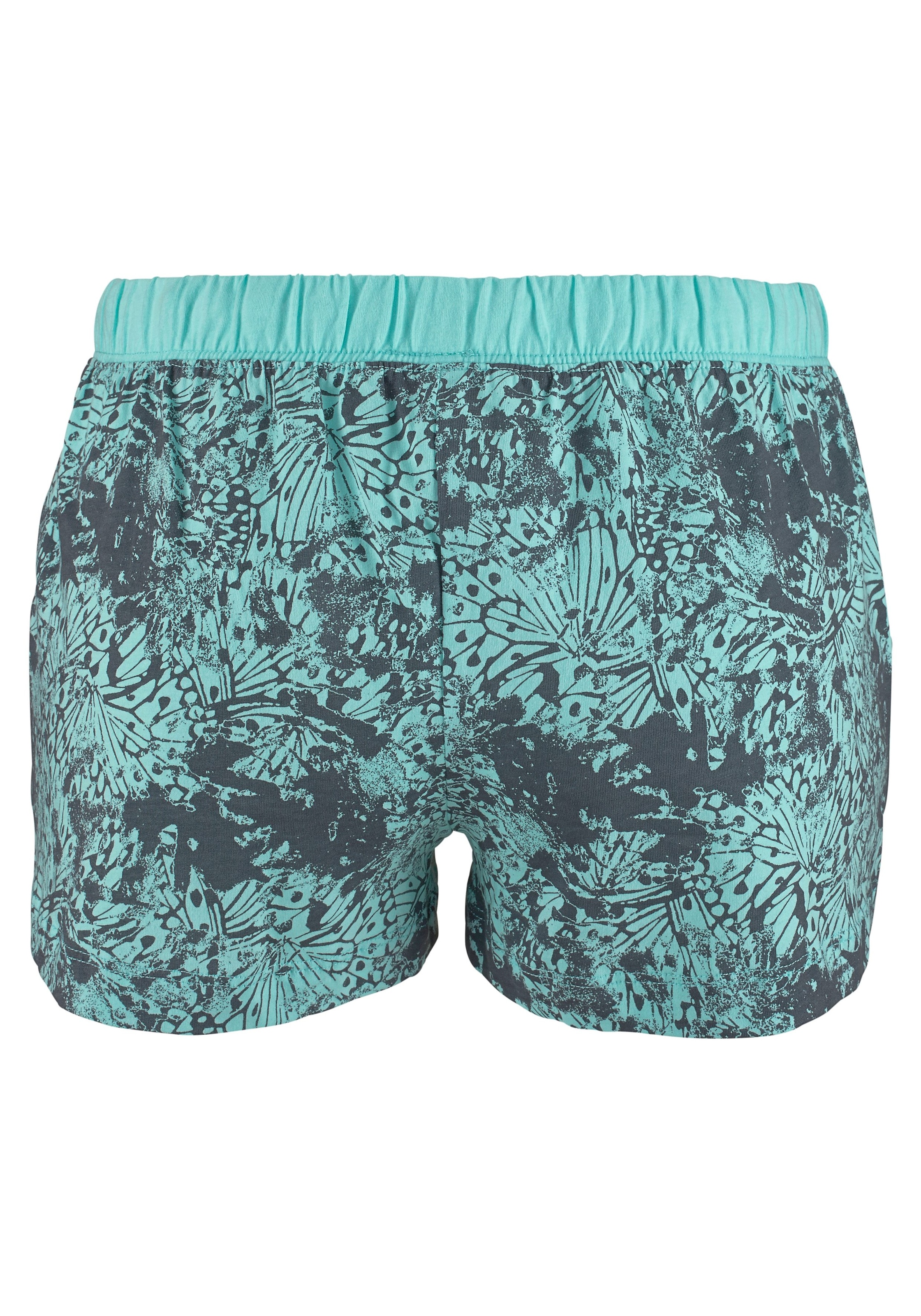 Buffalo Shorty, (2 tlg.), mit gemusterter Shorts und softem Basic T-Shirt