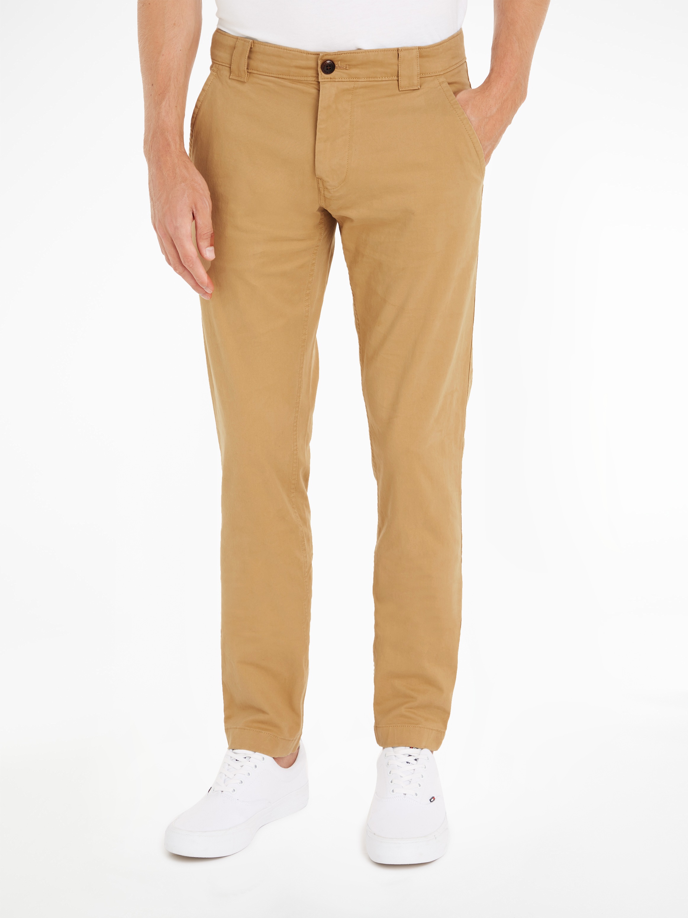 Tommy Jeans Chinohose »TJM SCANTON CHINO PANT«, mit Markenlabel