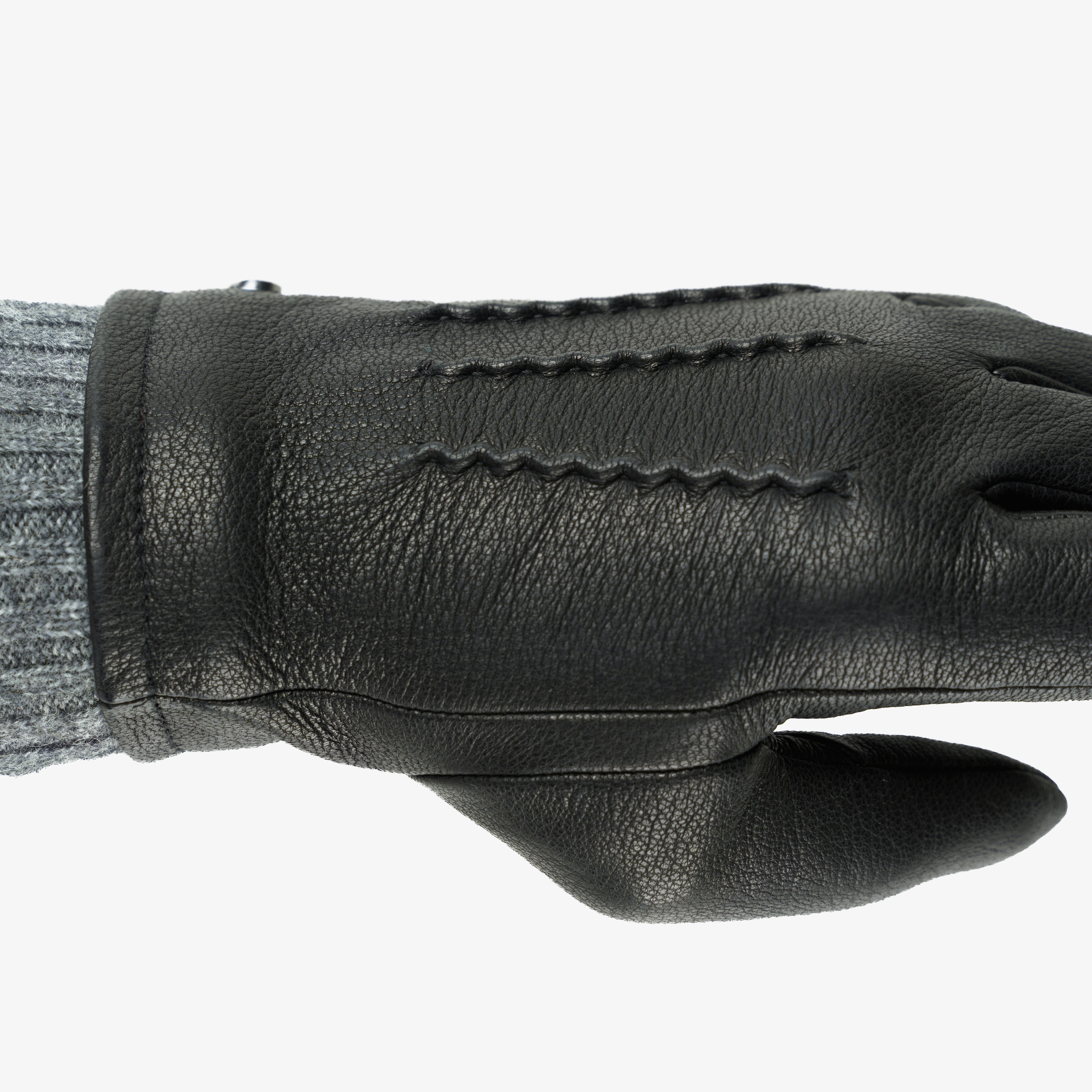 PEARLWOOD Lederhandschuhe »JOE« dekorative Ziernähte