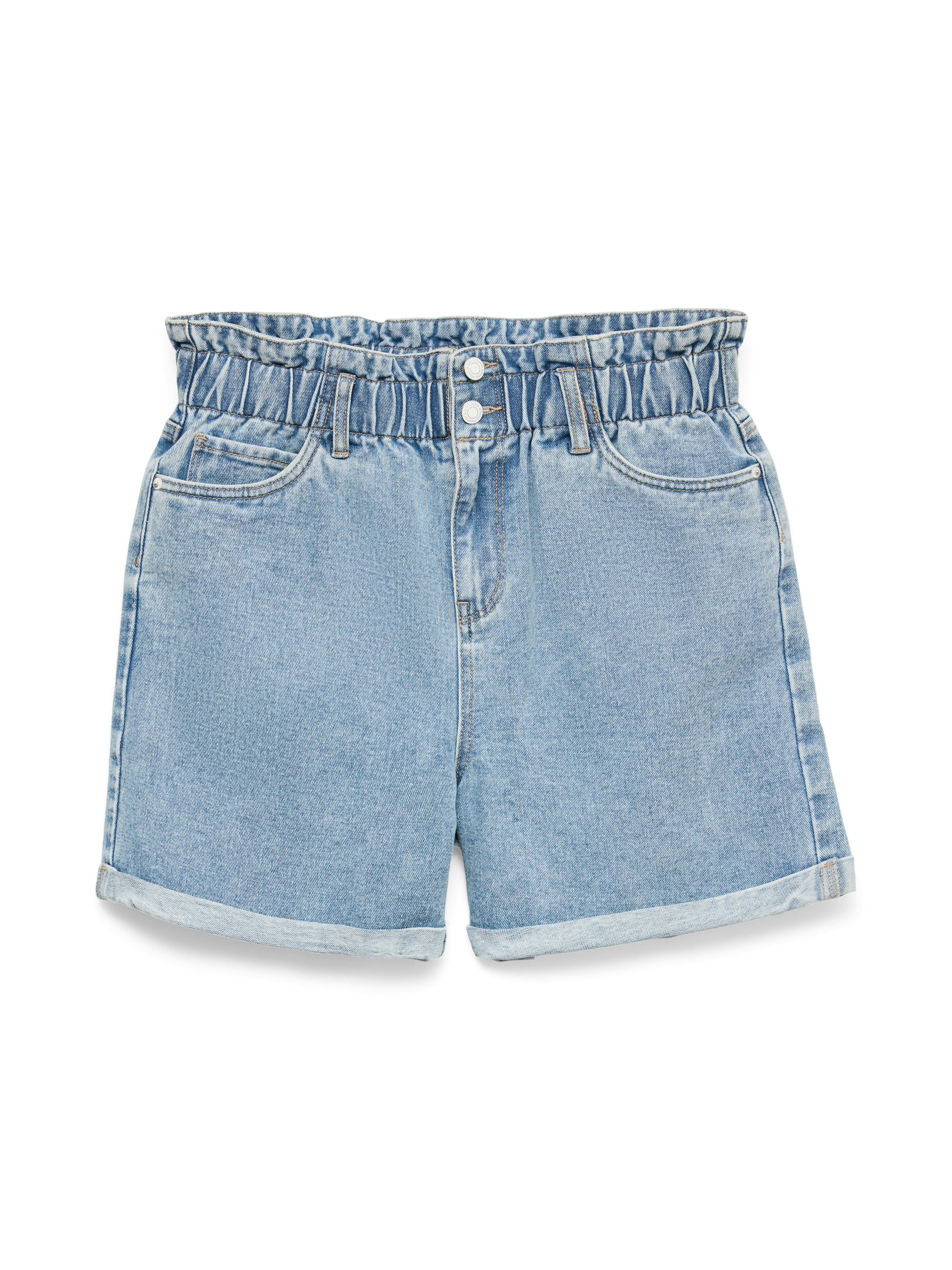 Vero Moda Jeansshorts »VMLYRA HR PAPERBAG SHORTS MIX« Baumwollmischung, loose fit