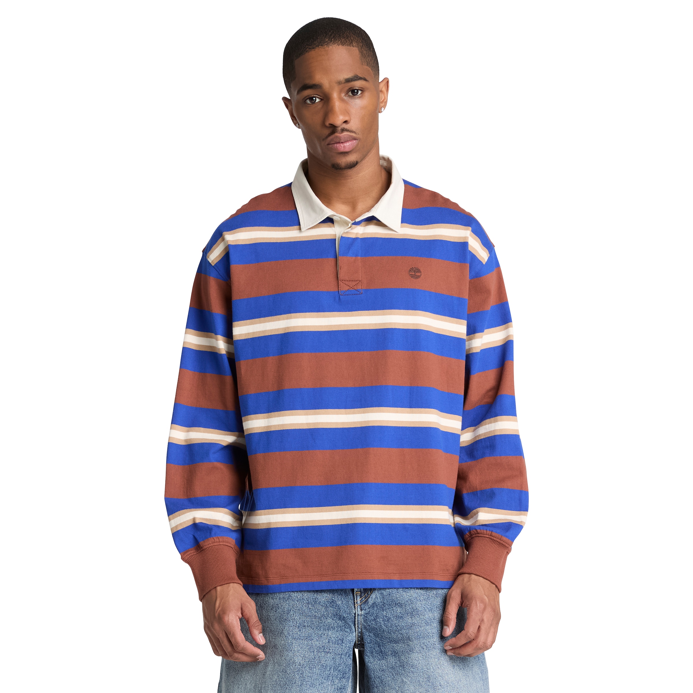 Timberland Langarm-Poloshirt »LS Rugby Polo« mit langem Arm, aus Baumwolle, auch in großen Größen