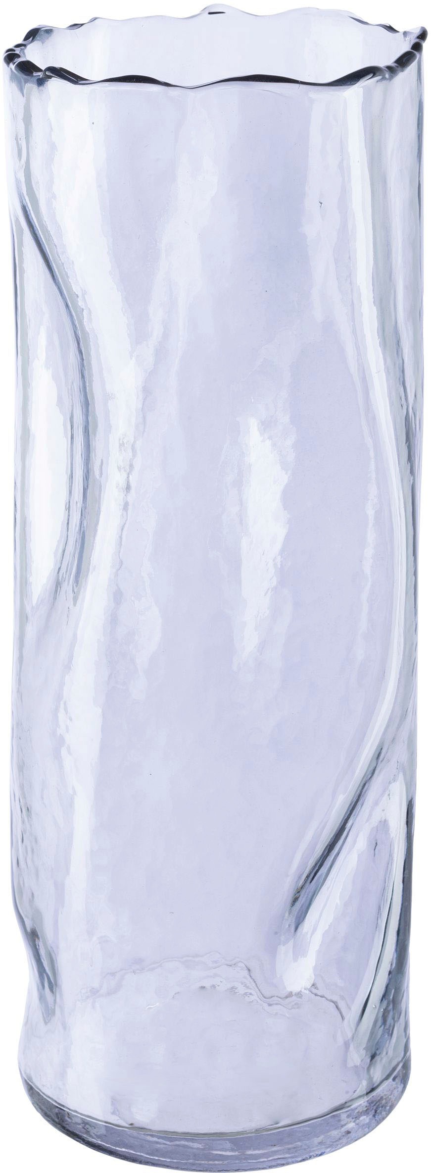 Leonique Tischvase »Blumenvase Caline«, (1 St.), Vase aus Glas, im Crunch-Design, Höhe ca. 30 cm