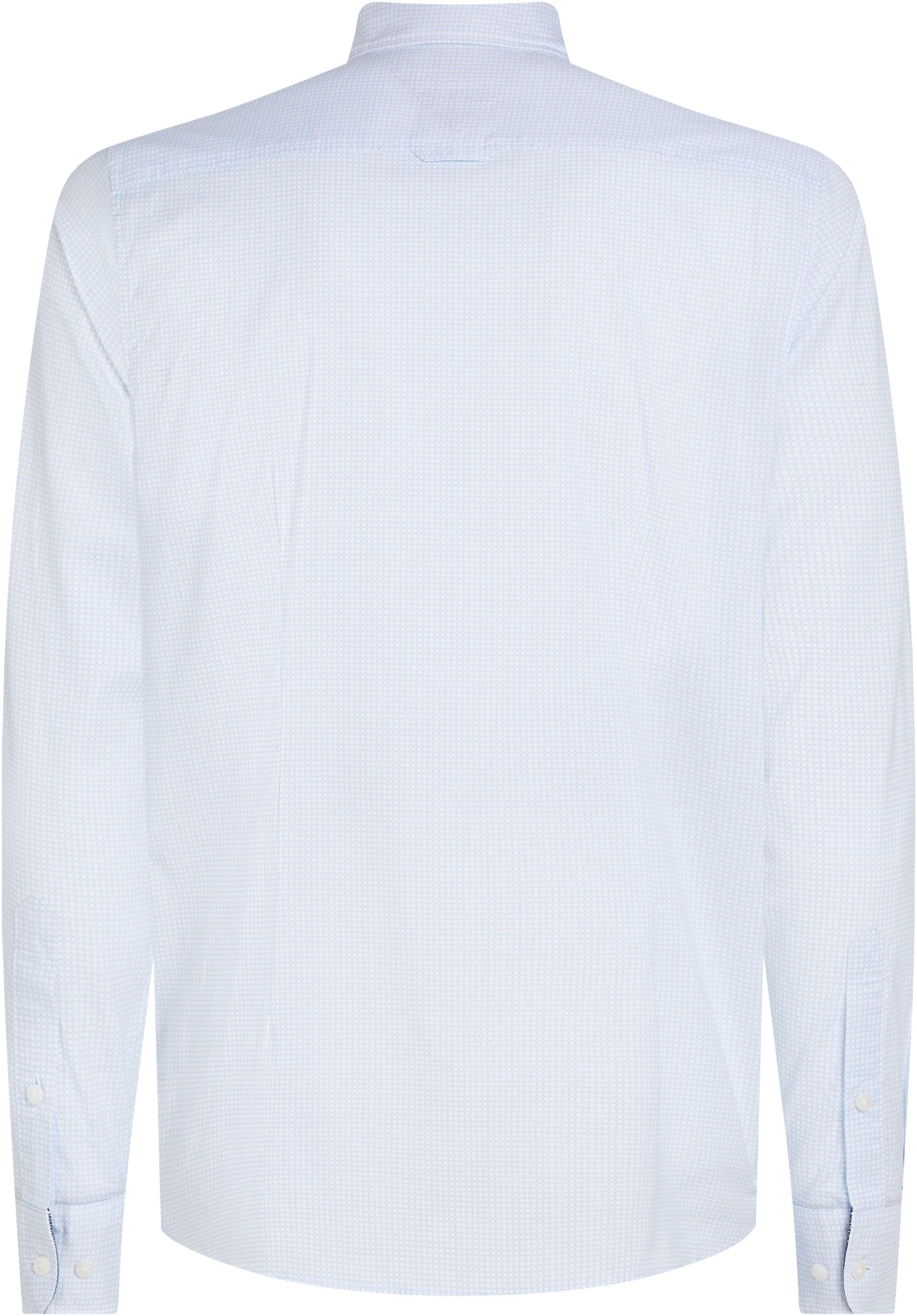 Tommy Hilfiger Businesshemd »FLEX MICRO FOULARD SF SHIRT«, Mit Minimal-Print, Button-down-Kragen